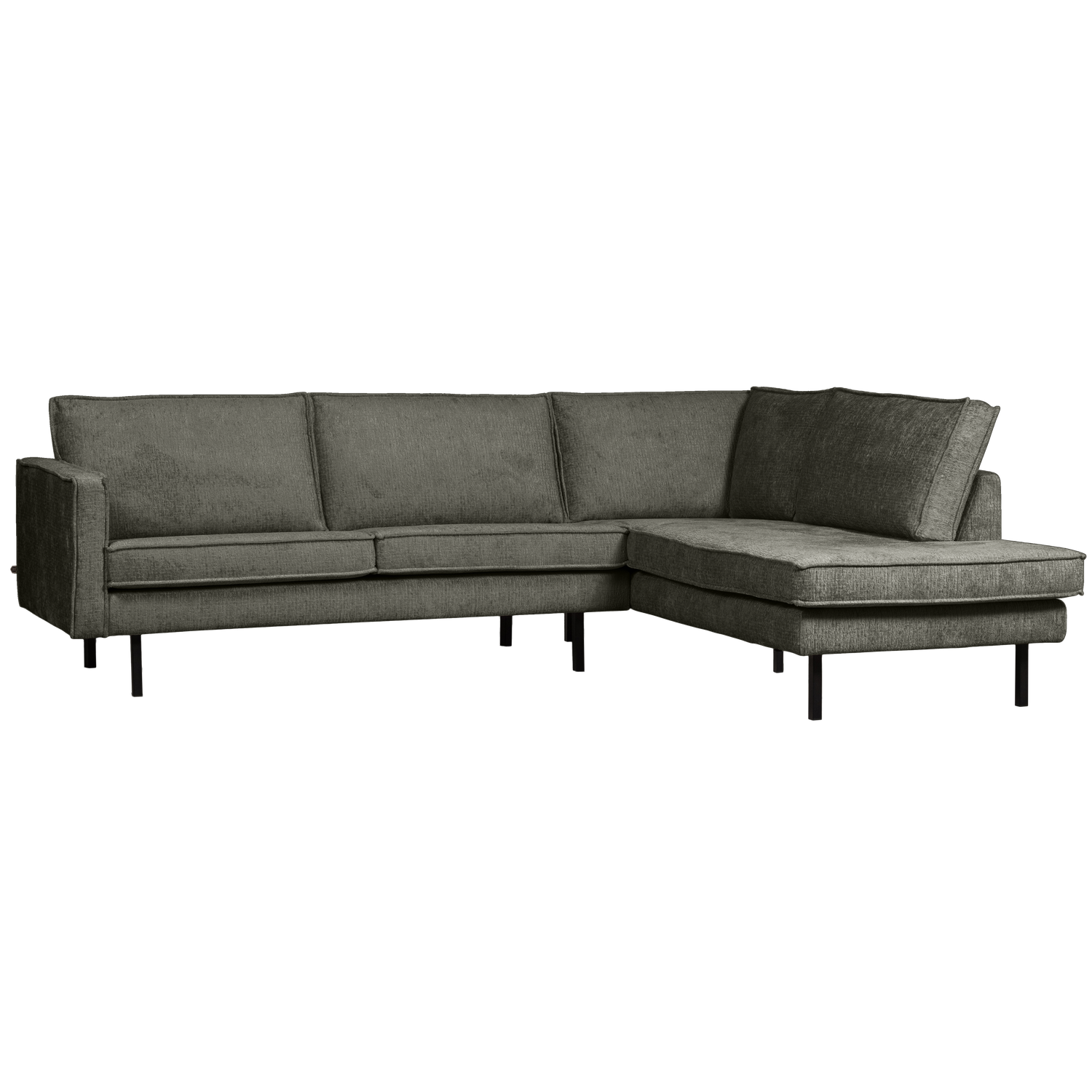 WOOOD canapea colt RODEO | poliester | Frost | 85x266x213 cm