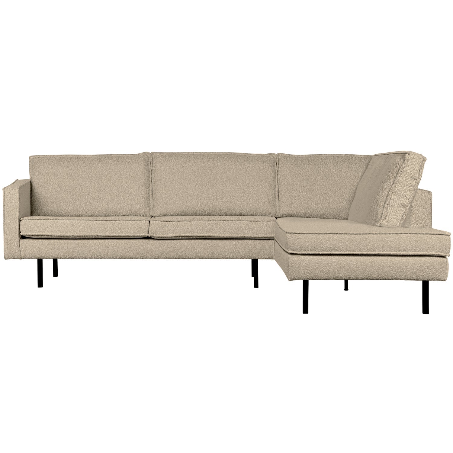 WOOOD canapea colt RODEO | poliester | Bej | 85x266x213 cm