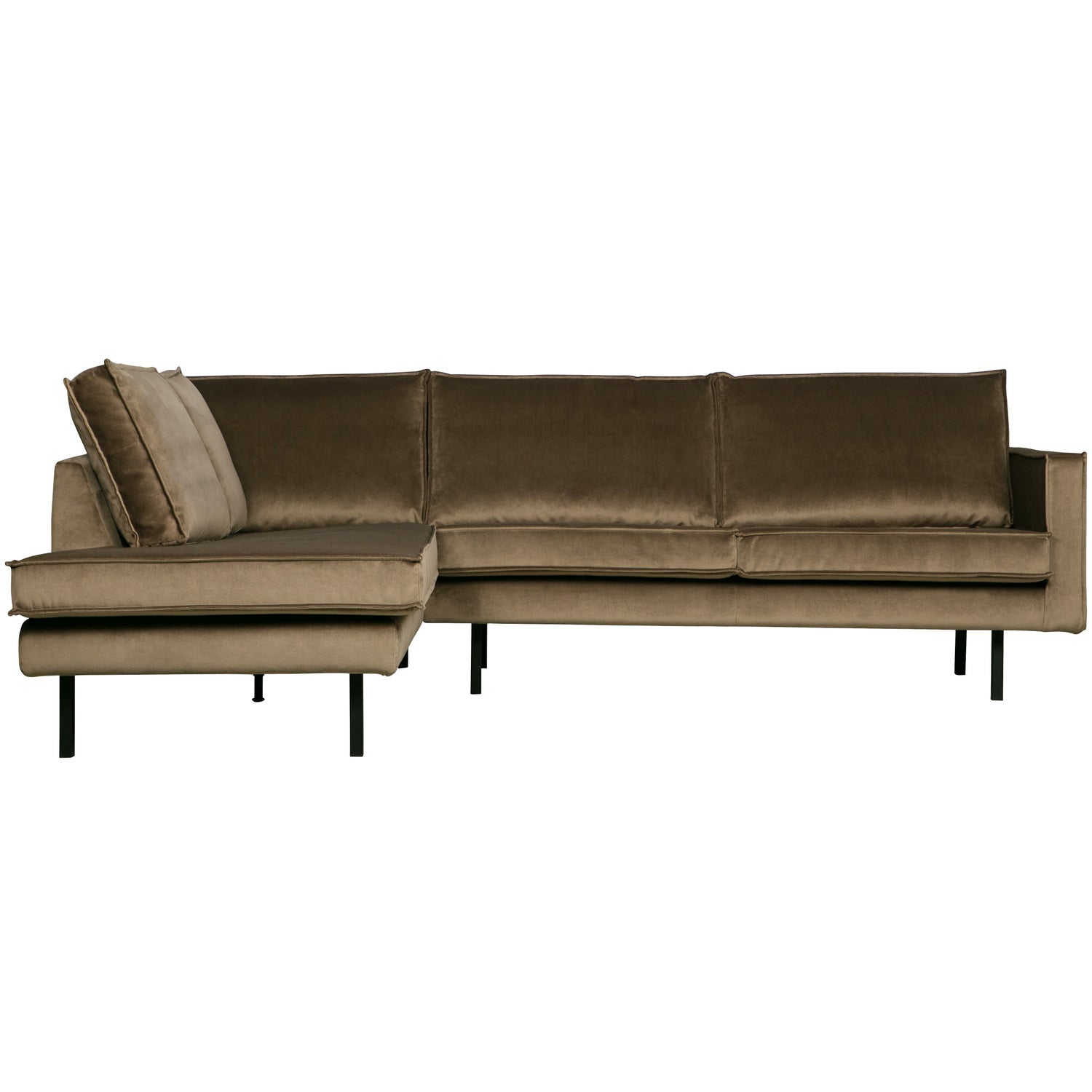WOOOD canapea colt RODEO | 100% Pes | Taupe | 85x266x213 cm