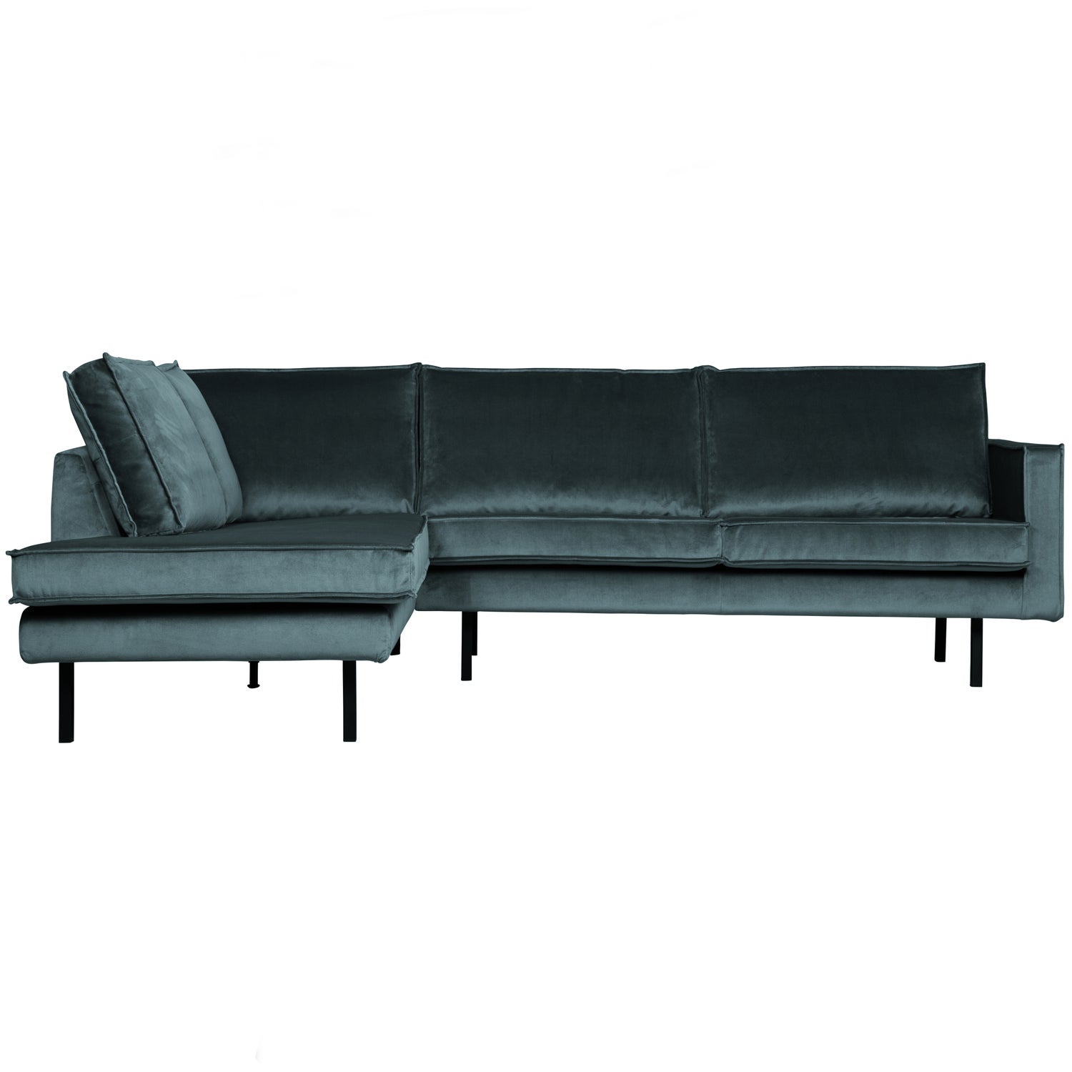 WOOOD canapea colt RODEO | 100% Pes | Turcoaz | 85x266x213 cm