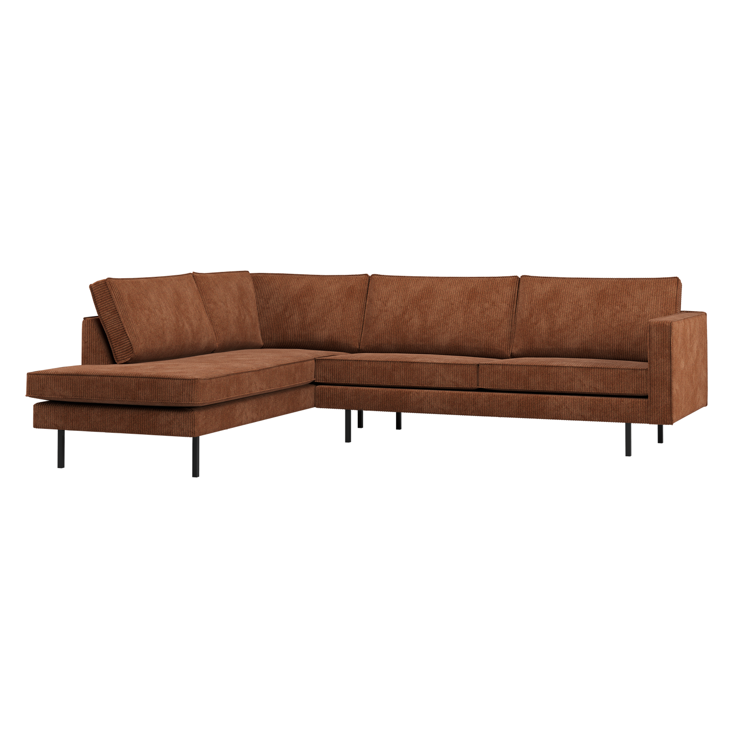 WOOOD canapea colt RODEO | 100% Pes | Maro | 85x266x213 cm