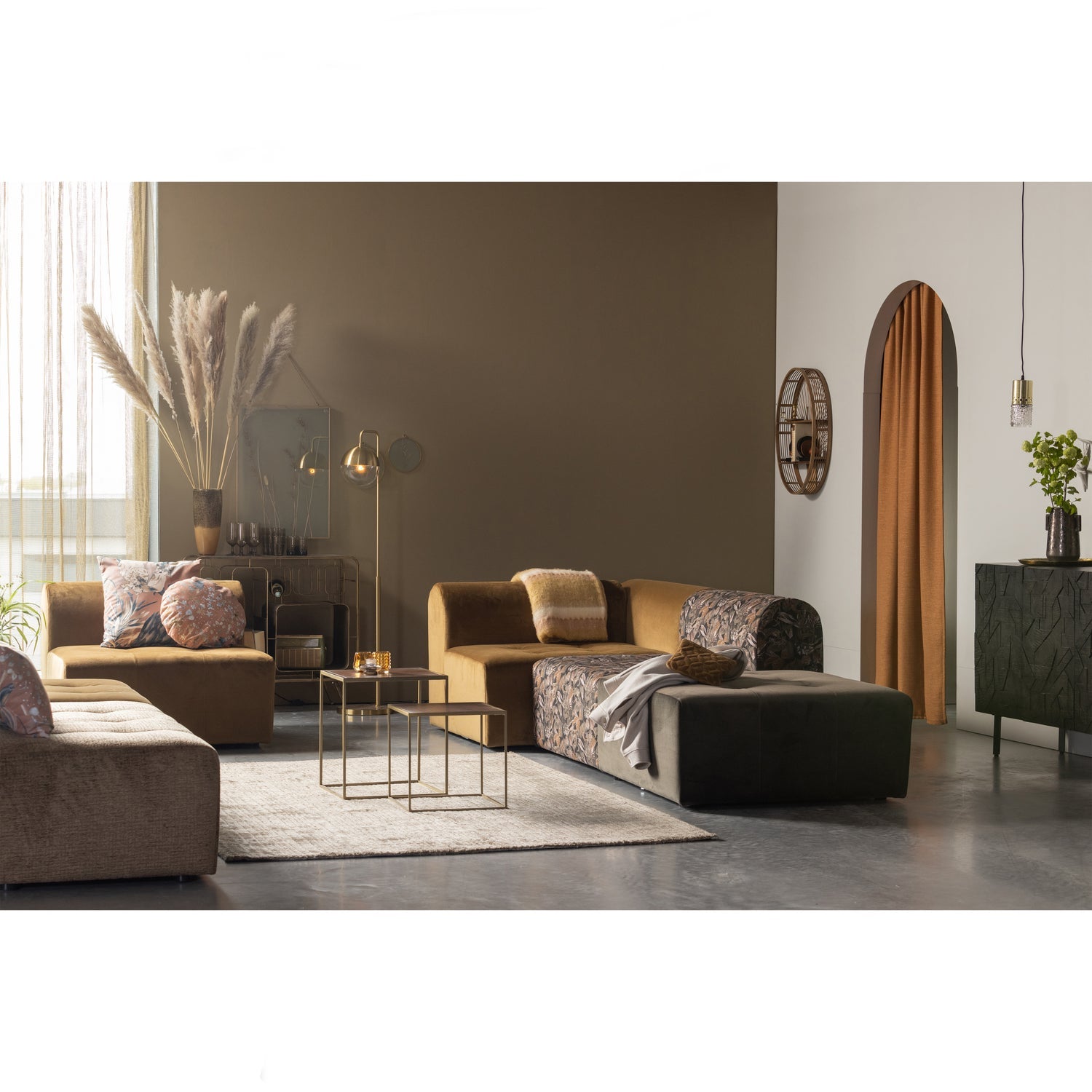 WOOOD consola COUNTER SIDEBOARD WOOD | Metal | Negru | 83x160x40 cm