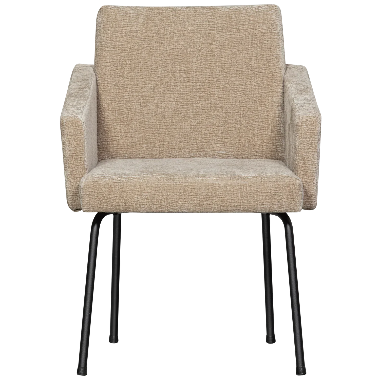 MOUNT DINING CHAIR WITH ARMREST 3D CHENILLE SAND