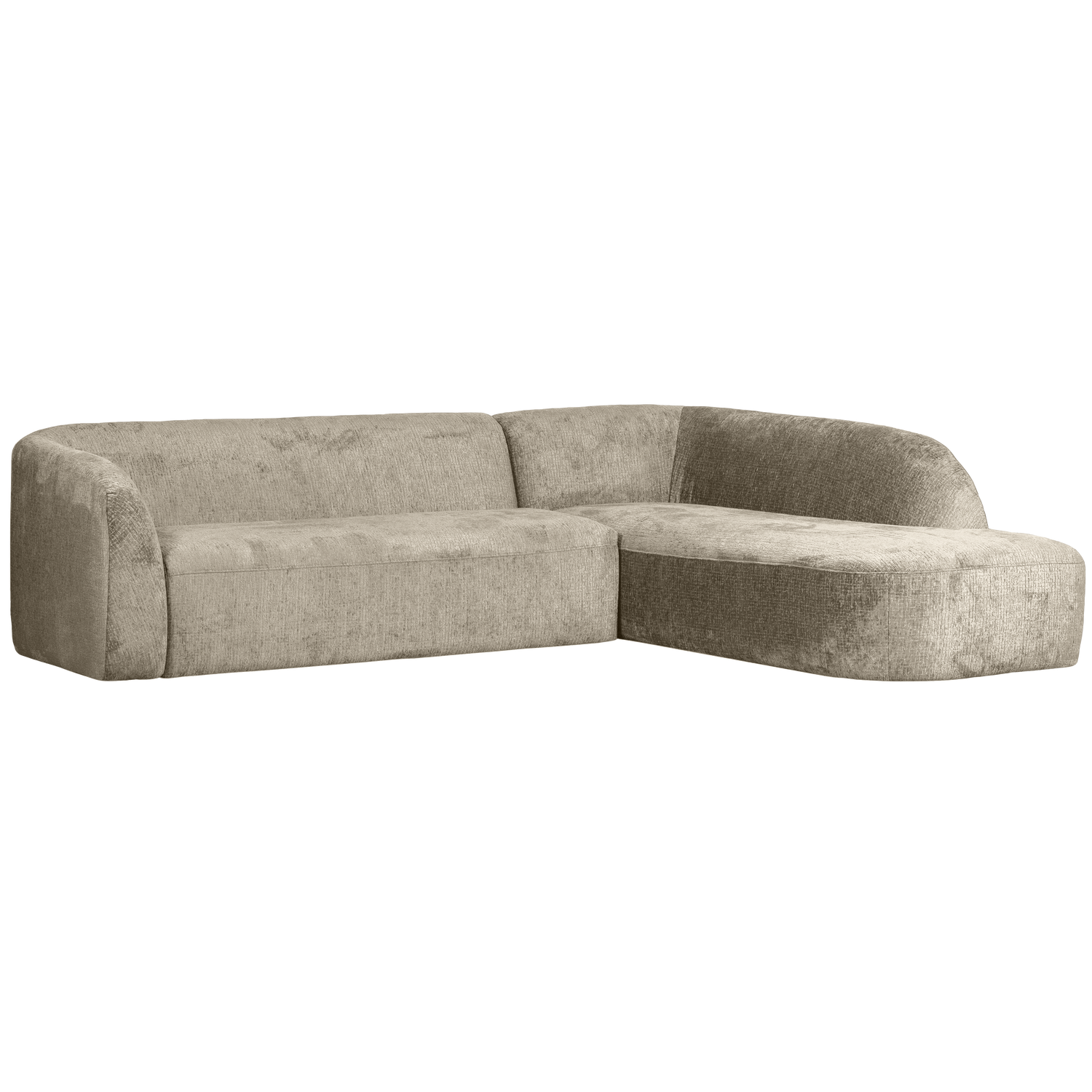 WOOOD canapea colt SLOPING | poliester | Wheatfield | 77x274x225 cm