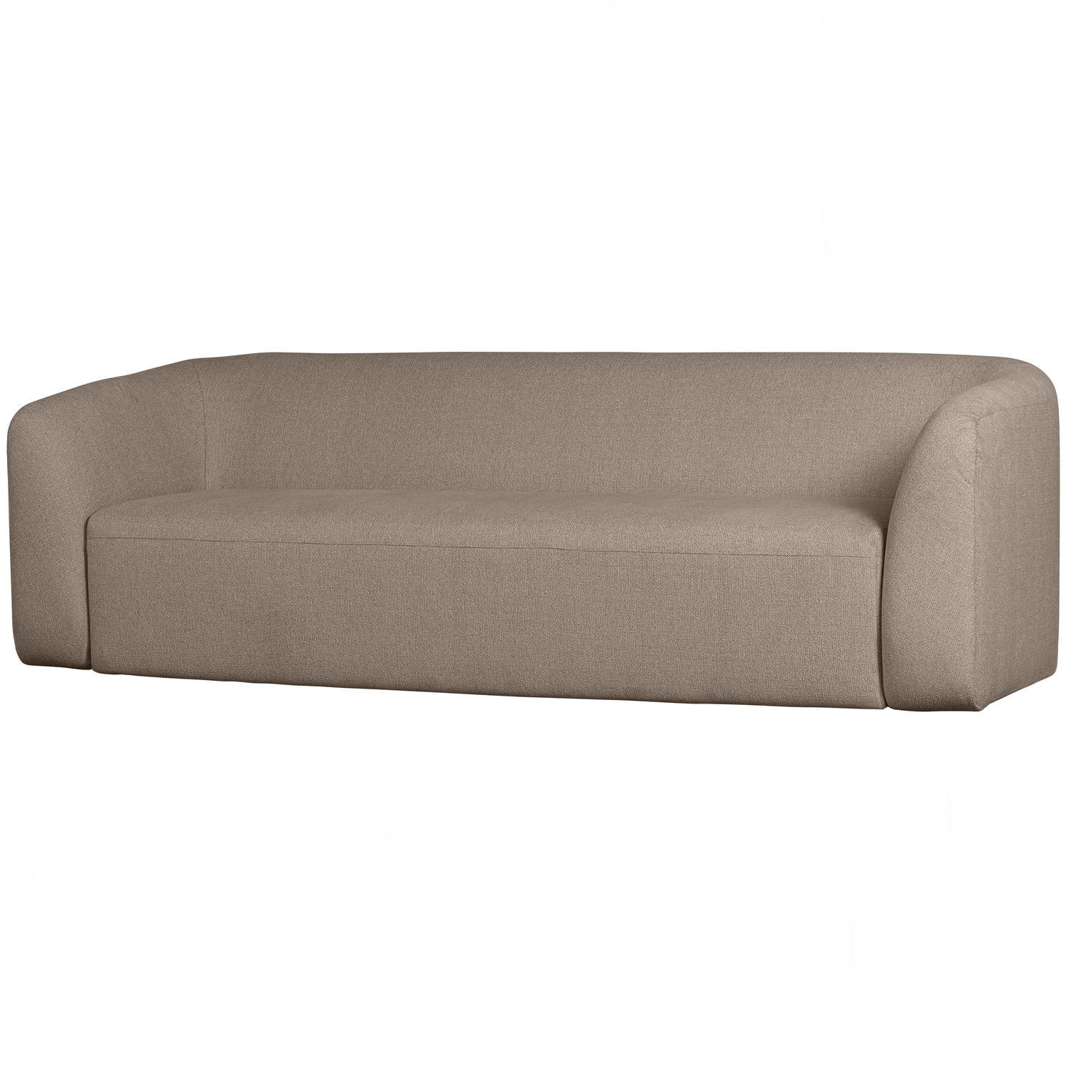 WOOOD canapea 3 locuri SLOPING | 100% Pes | Maro | 77x240x87 cm