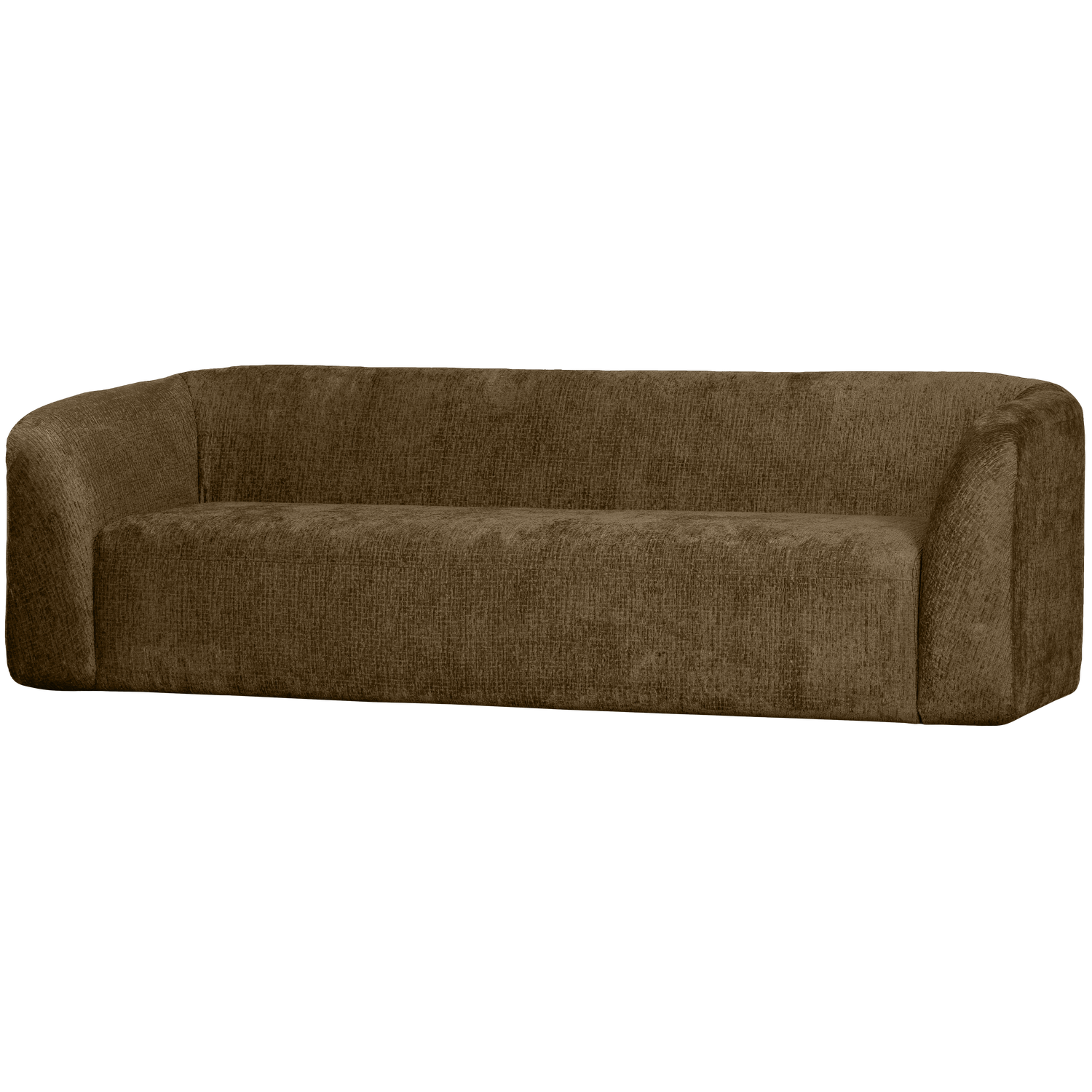 WOOOD canapea 3 locuri SLOPING | 100% Pes | Brass | 77x240x87 cm