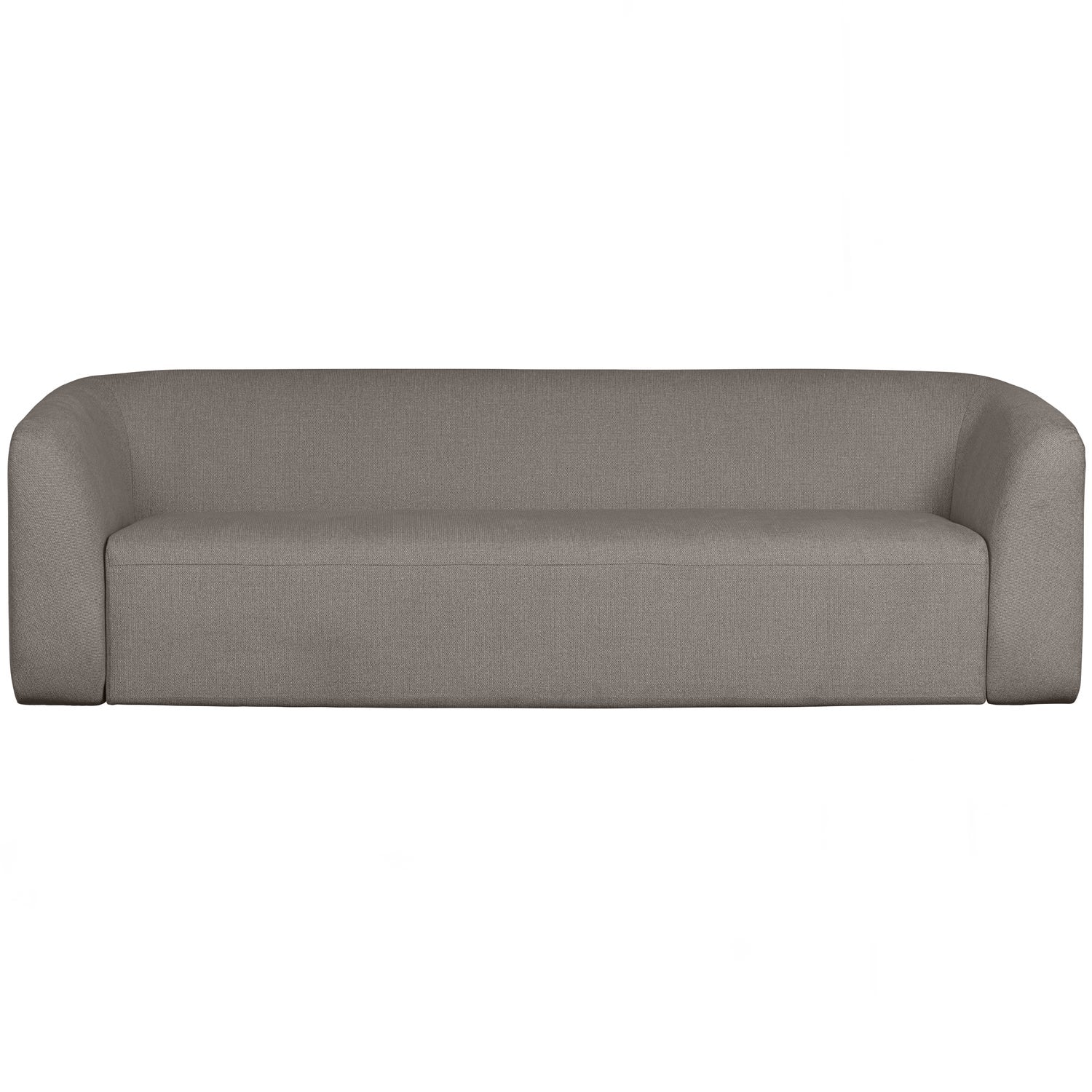 WOOOD canapea 3 locuri SLOPING | 100% Pes | Gri | 77x240x87 cm
