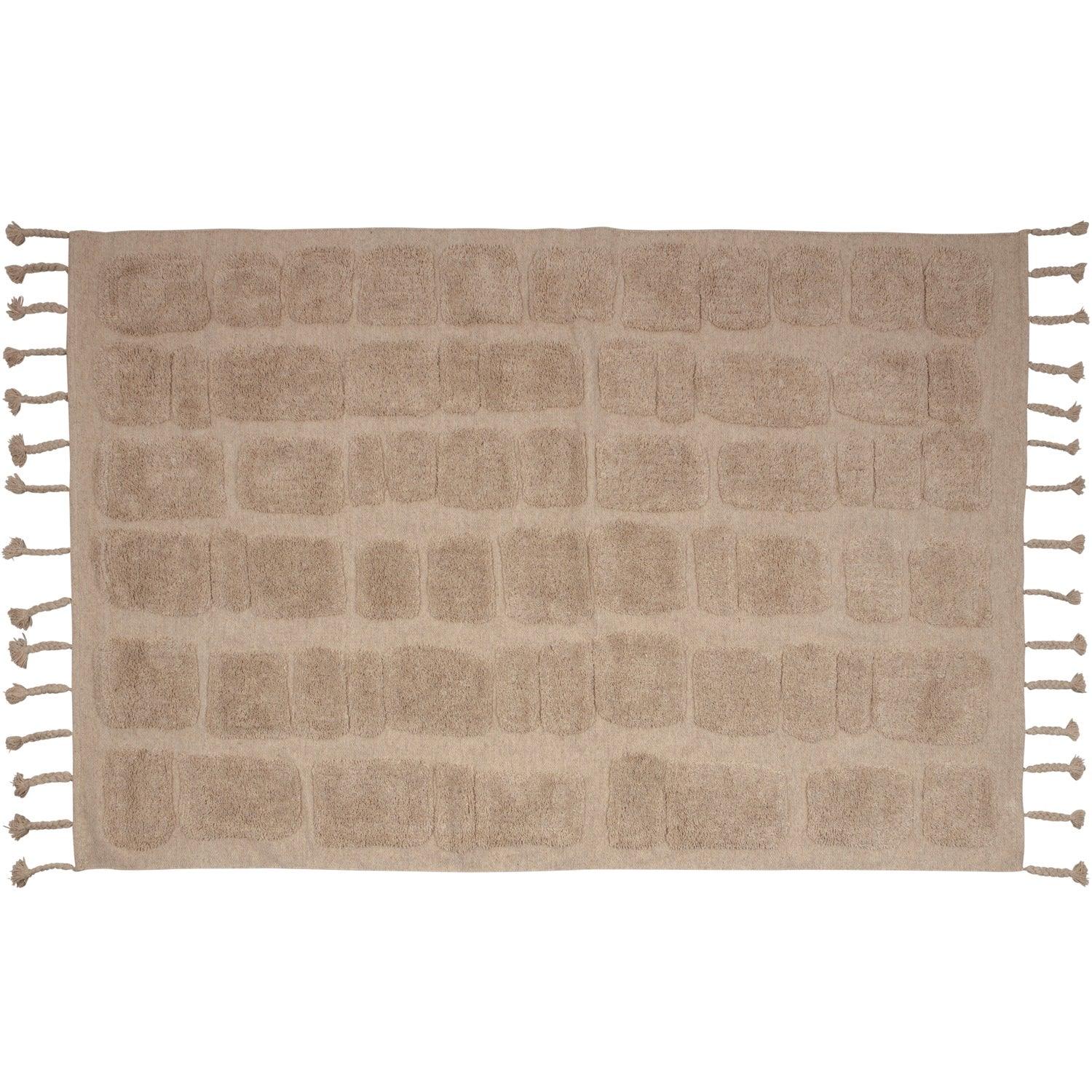 BRICKS RUG WITH STONE DESSIN BEIGE 170x240CM