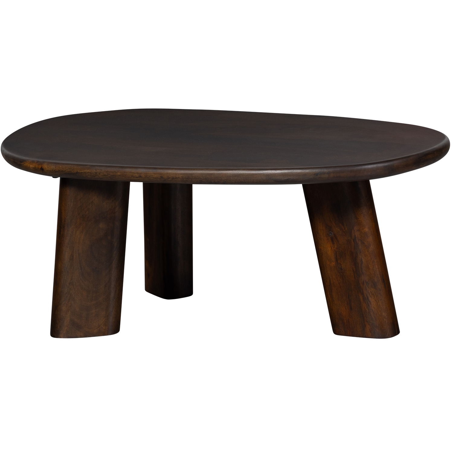 ROUNDLY COFFEE TABLE MANGO WOOD WALNUT