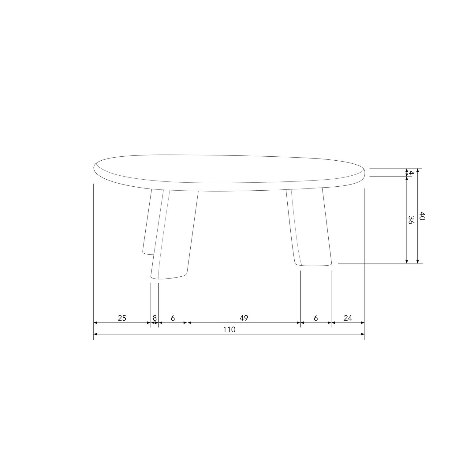 ROUNDLY COFFEE TABLE MANGO WOOD WALNUT