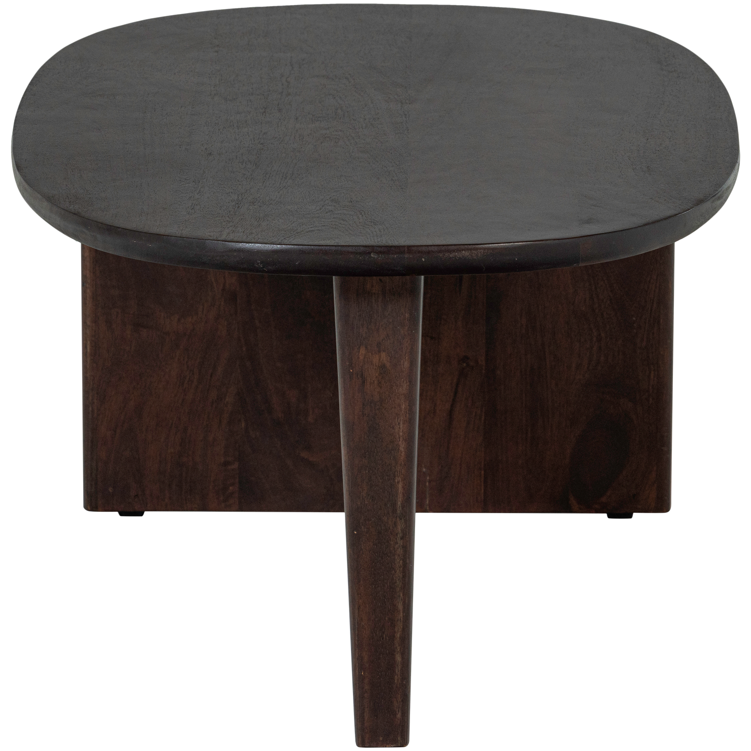 SEAM COFFEE TABLE MANGO WOOD DARK BROWN