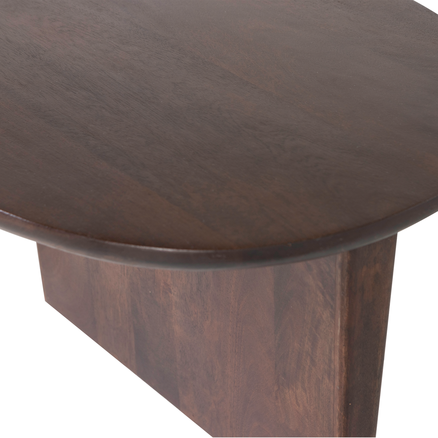 SEAM COFFEE TABLE MANGO WOOD DARK BROWN