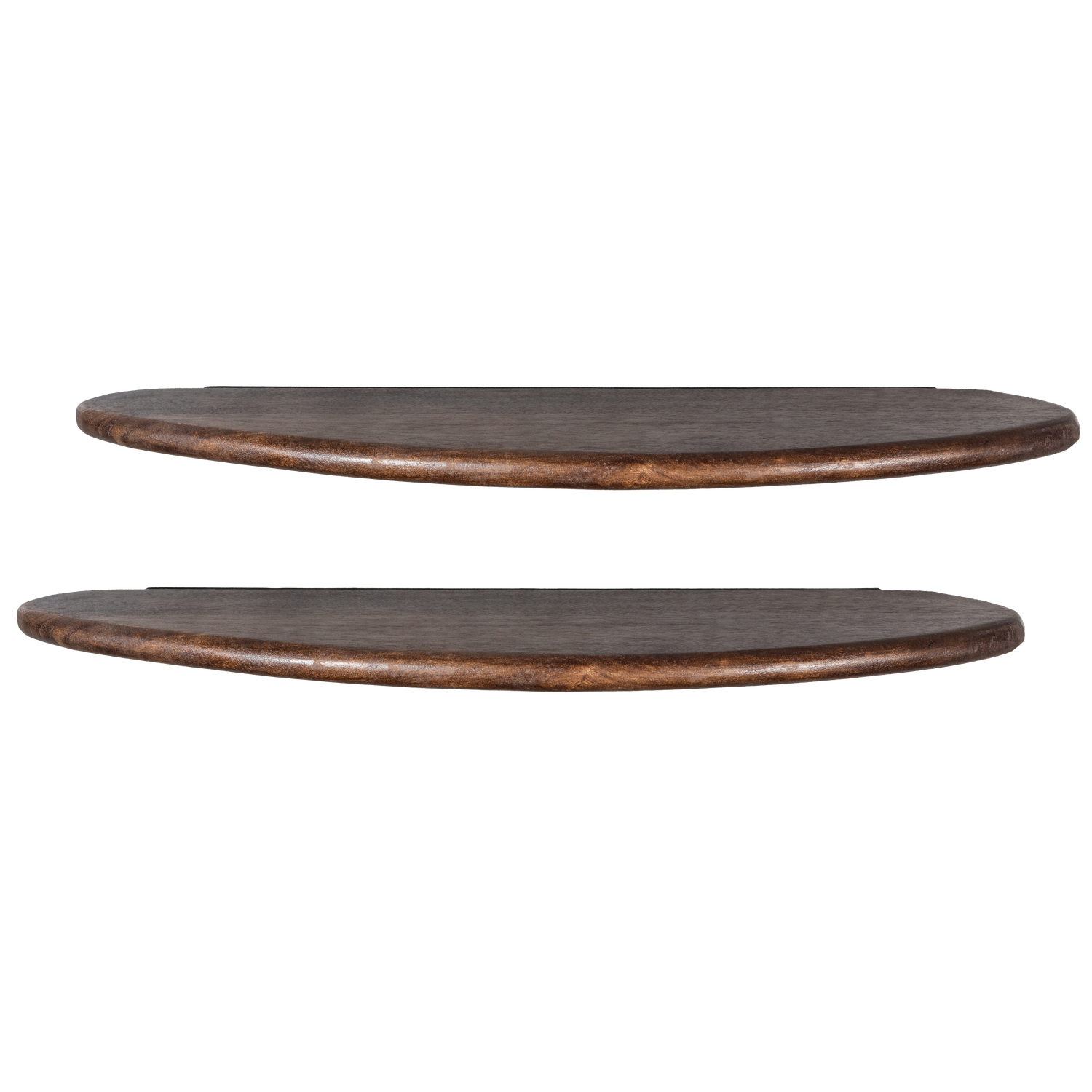 WOOOD decoratiune perete LAYER | Lemn mango | Nuc | 2x50x14 cm