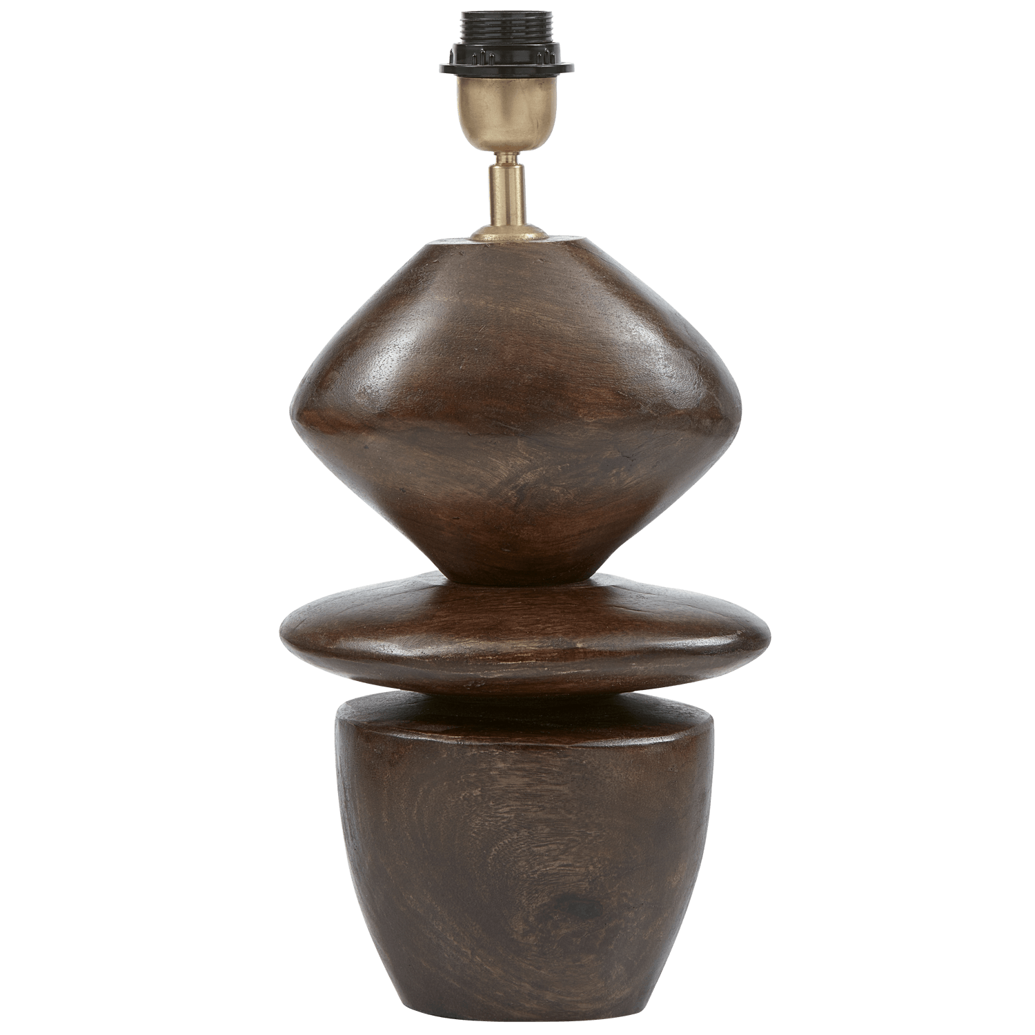 VENUE TABLE LAMP BASE MANGO WOOD WALNUT