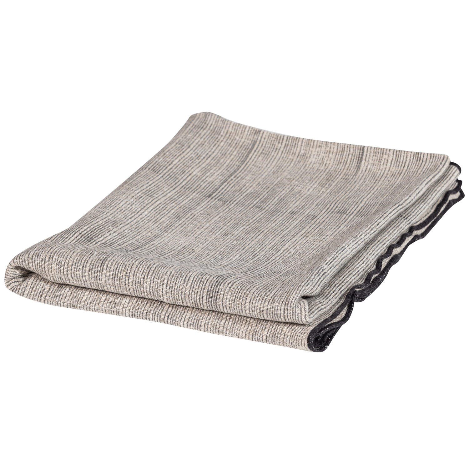 WOOOD patura UNIQUE | 75% vis / 25% li | Negru | 1x130x170 cm