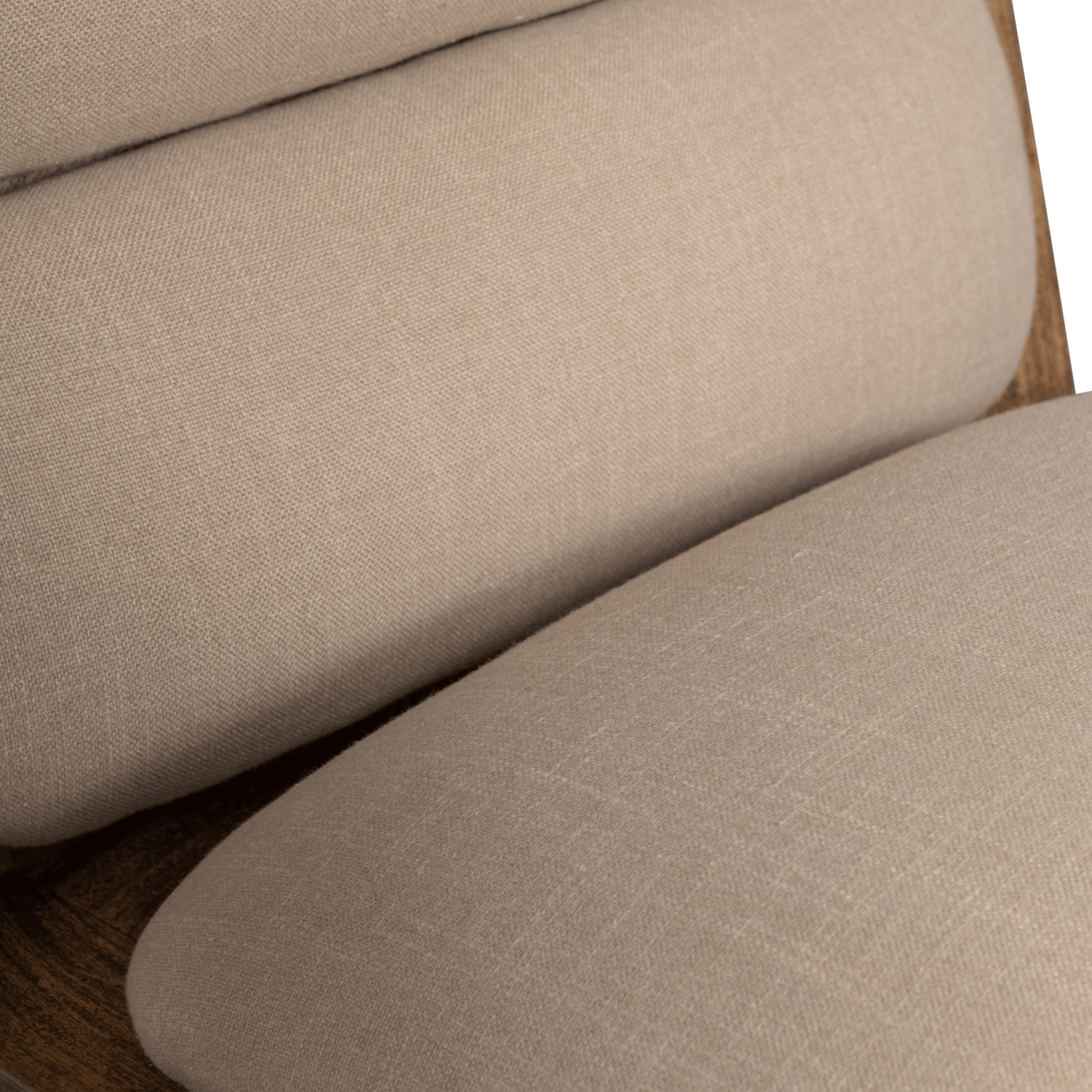 OPULENT ARMCHAIR BOUCLÉ/WOOD NATURAL