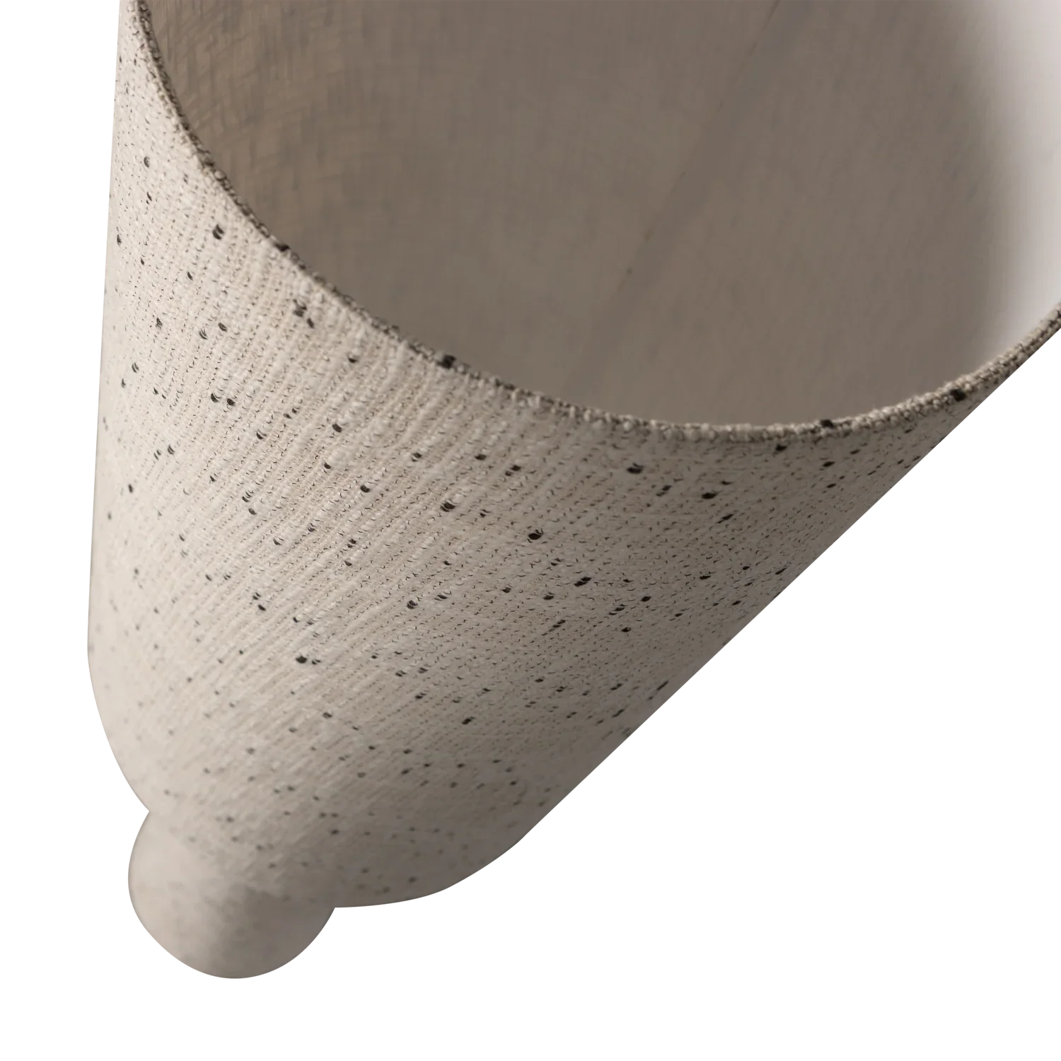 LOFT FLOOR LAMP METAL/BOUCLE NATURAL BLACK DOTS 130xO30 CM