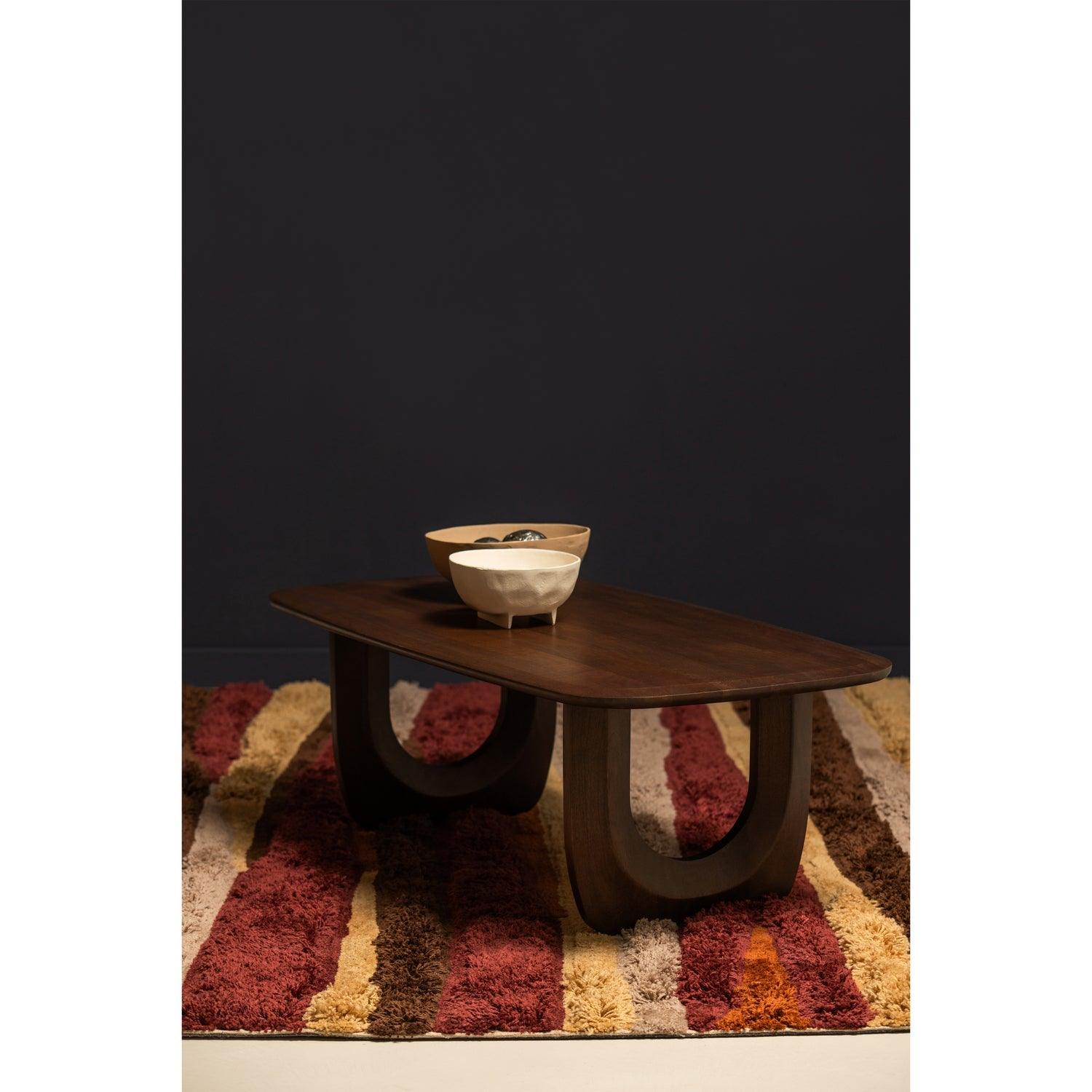 FREQUENT COFFEE TABLE MANGO WOOD WALNUT 120x60CM