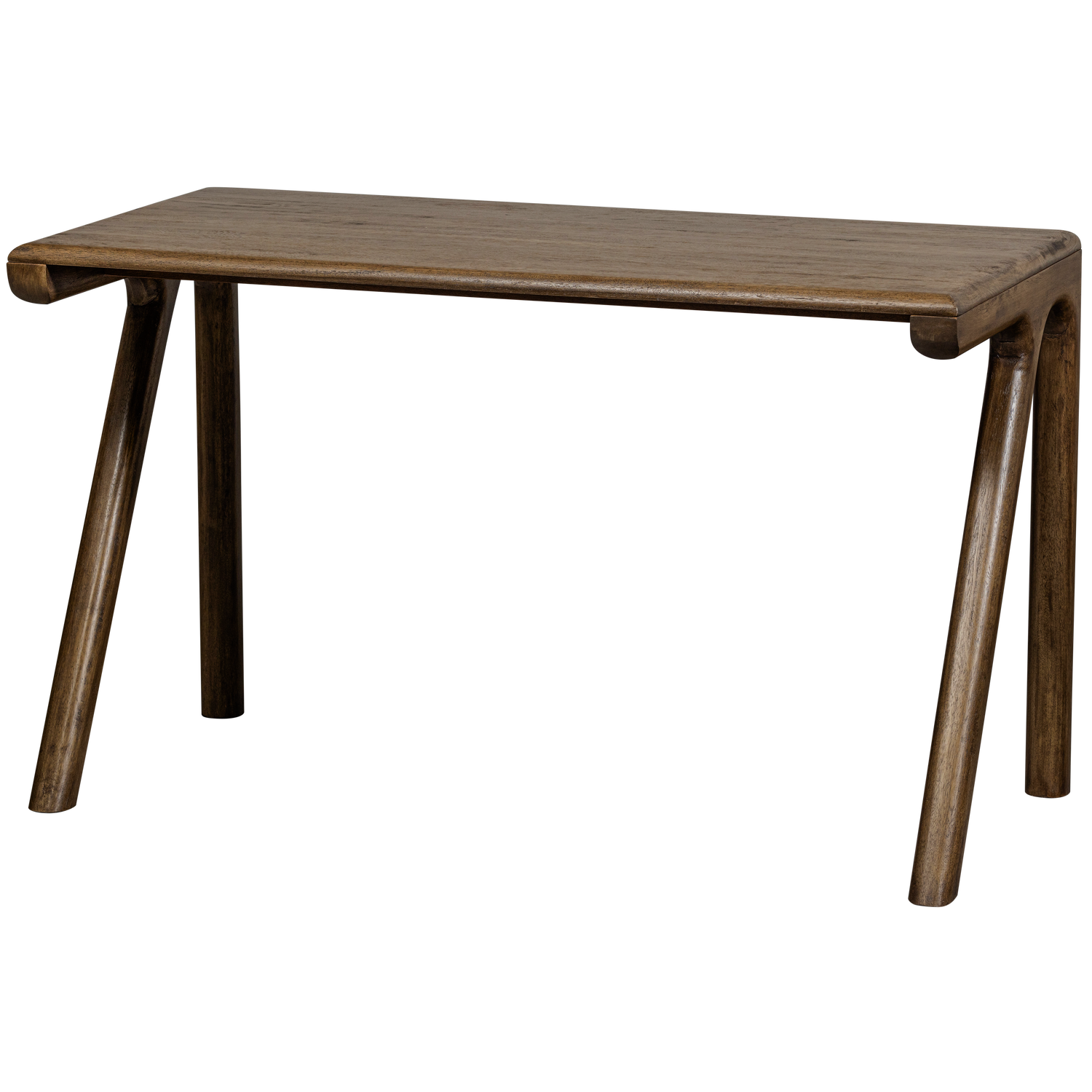 WOOOD birou TUG | Lemn mango | Nuc | 78x130x60 cm