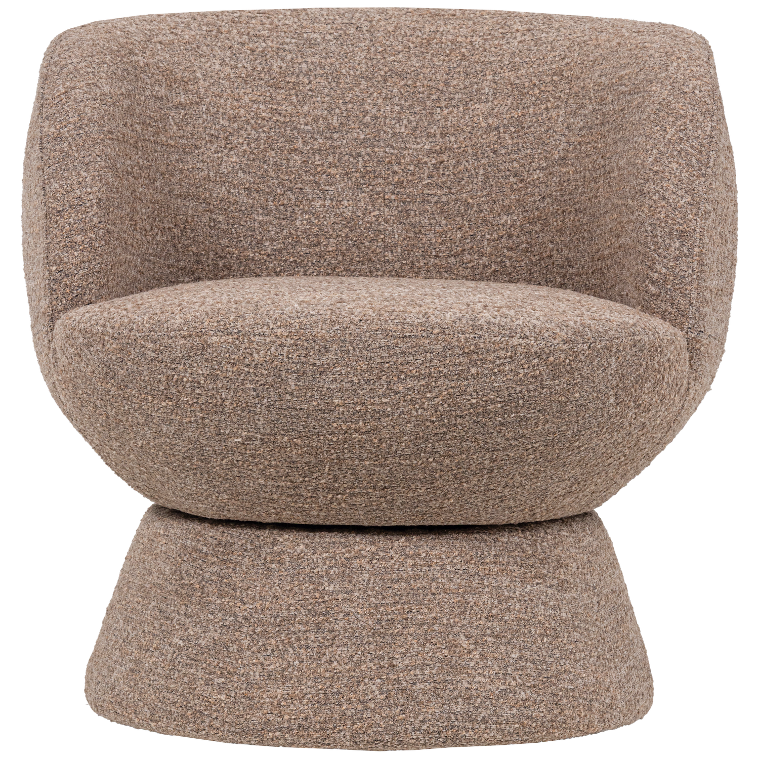 SHUFFLE SWIVEL ARMCHAIR BROWN MELANGE