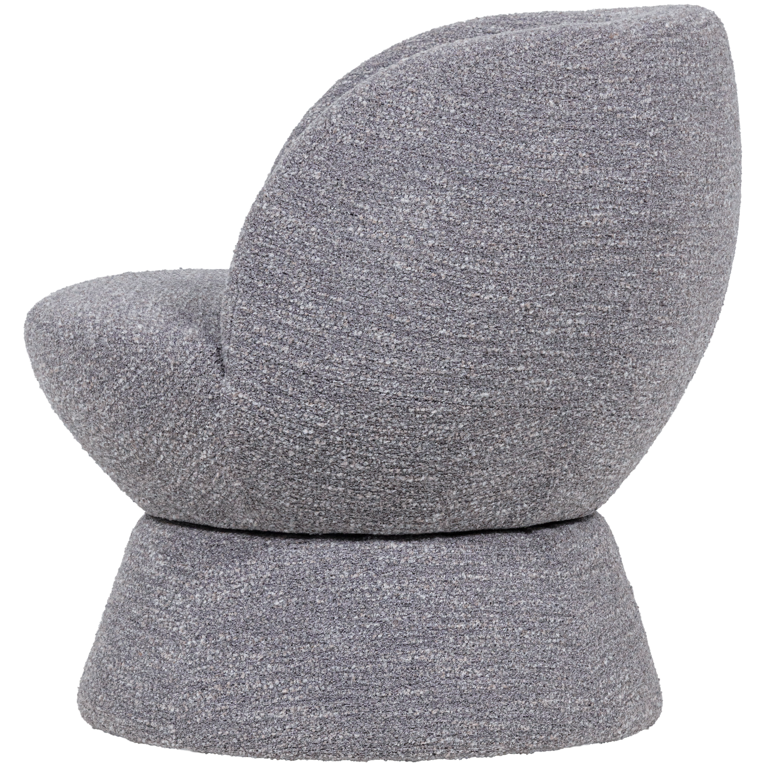 SHUFFLE SWIVEL ARMCHAIR GREY MELANGE