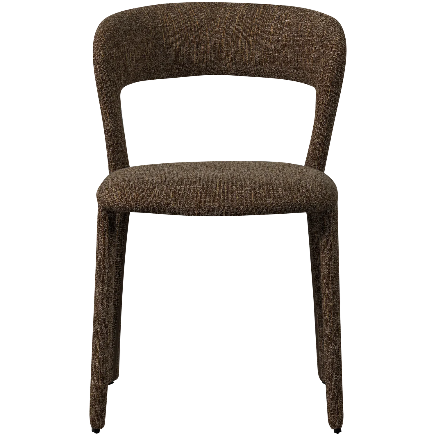 NOBLE DINING CHAIR DARK BROWN MELANGE