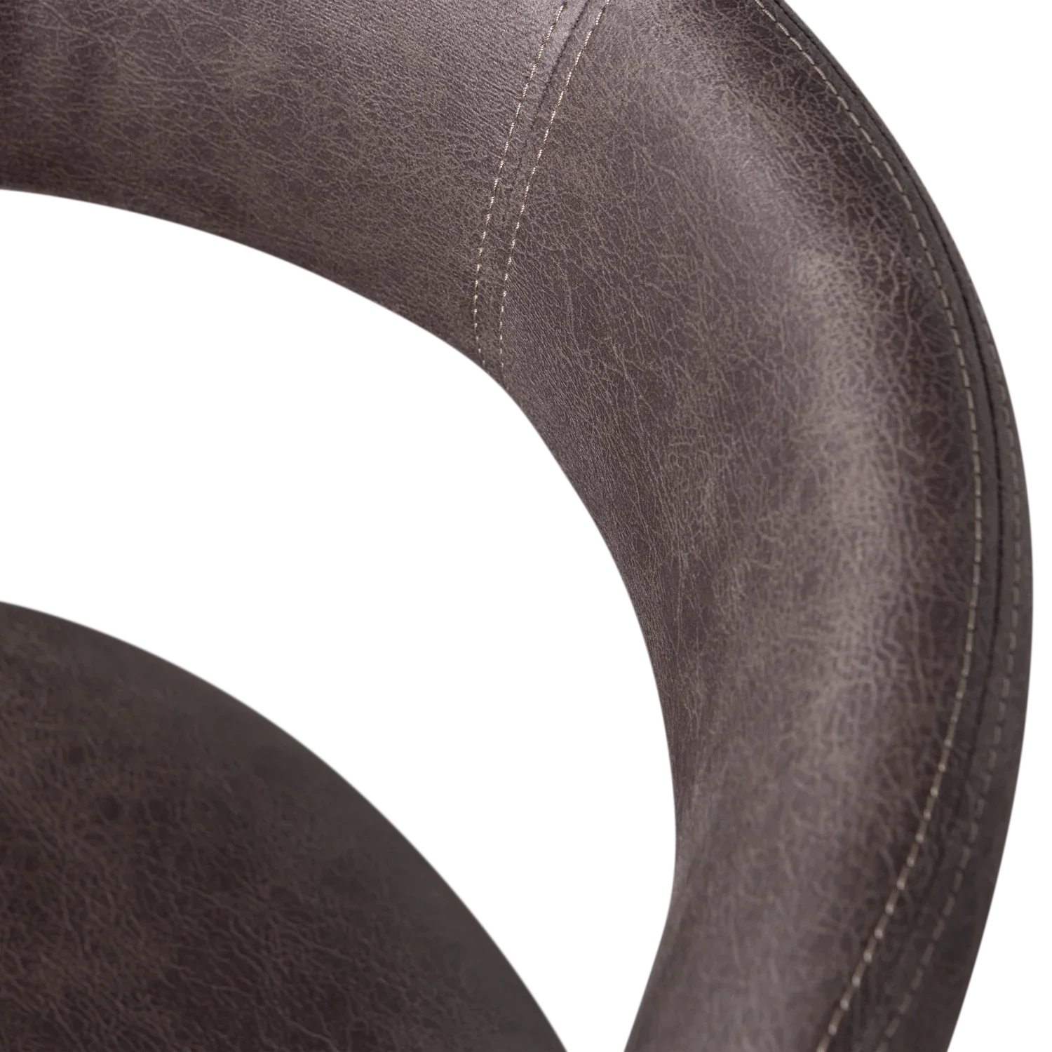 NOBLE DINING CHAIR LEATHERLOOK BLACK/GREY