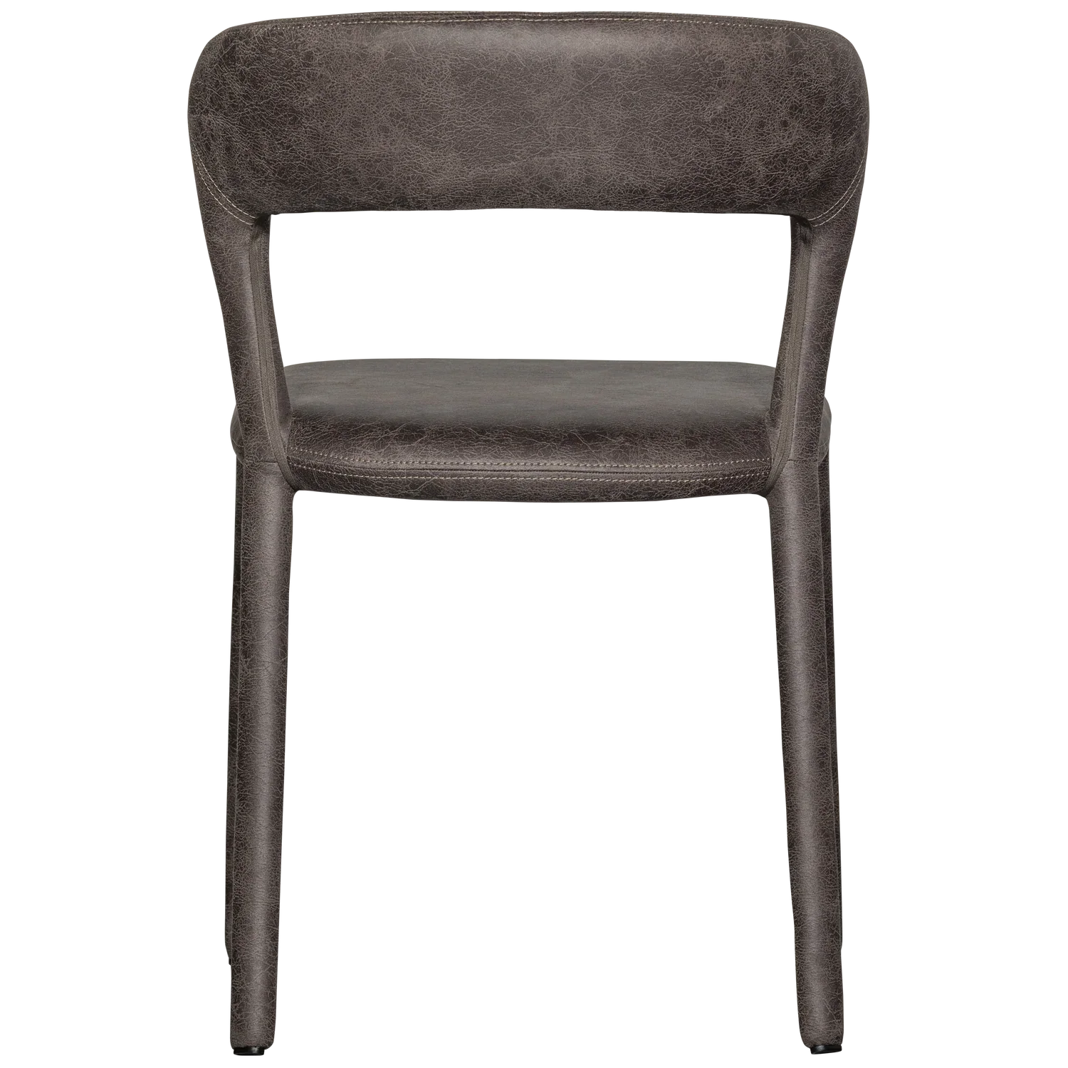NOBLE DINING CHAIR LEATHERLOOK BLACK/GREY