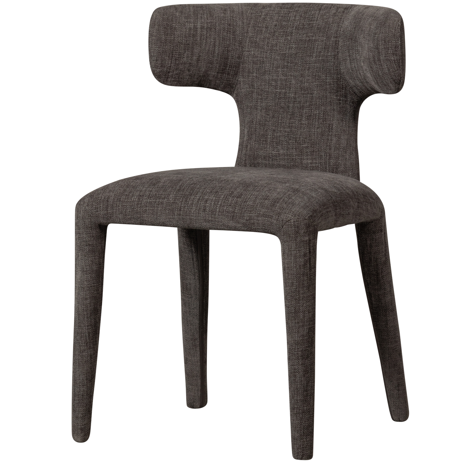 WOOOD scaun dining PERMIT | 100% Pes | Espresso | 78x52x53 cm