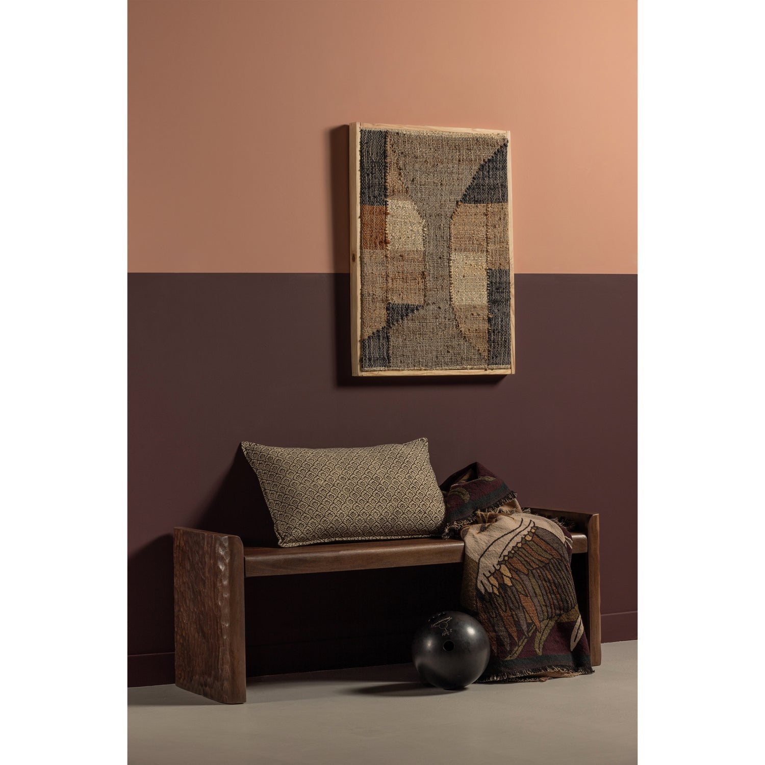WOOOD banca PROP | Lemn mango | Maro | 40x120x45 cm