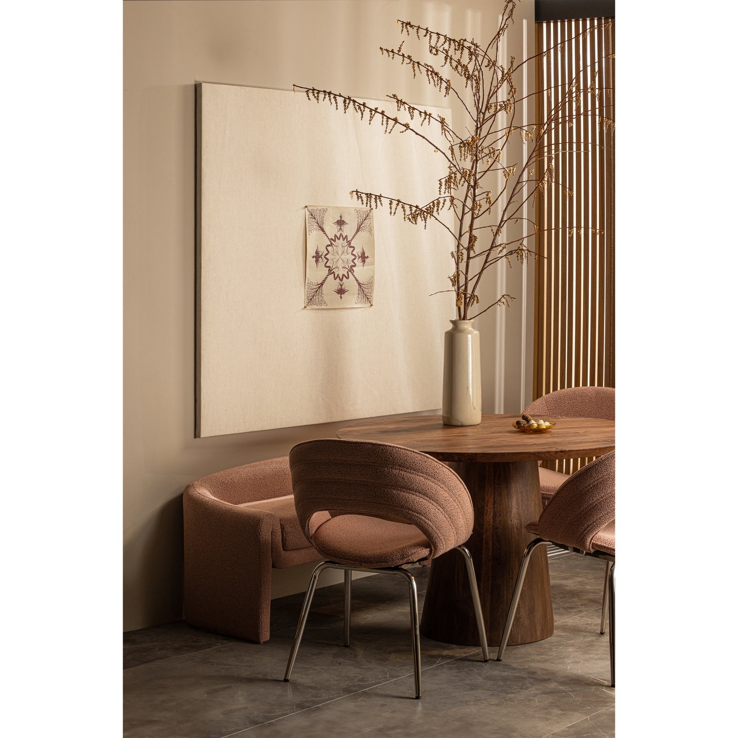 WOOOD masa dining LIMIT | Lemn mango | Nuc | 76x130x130 cm