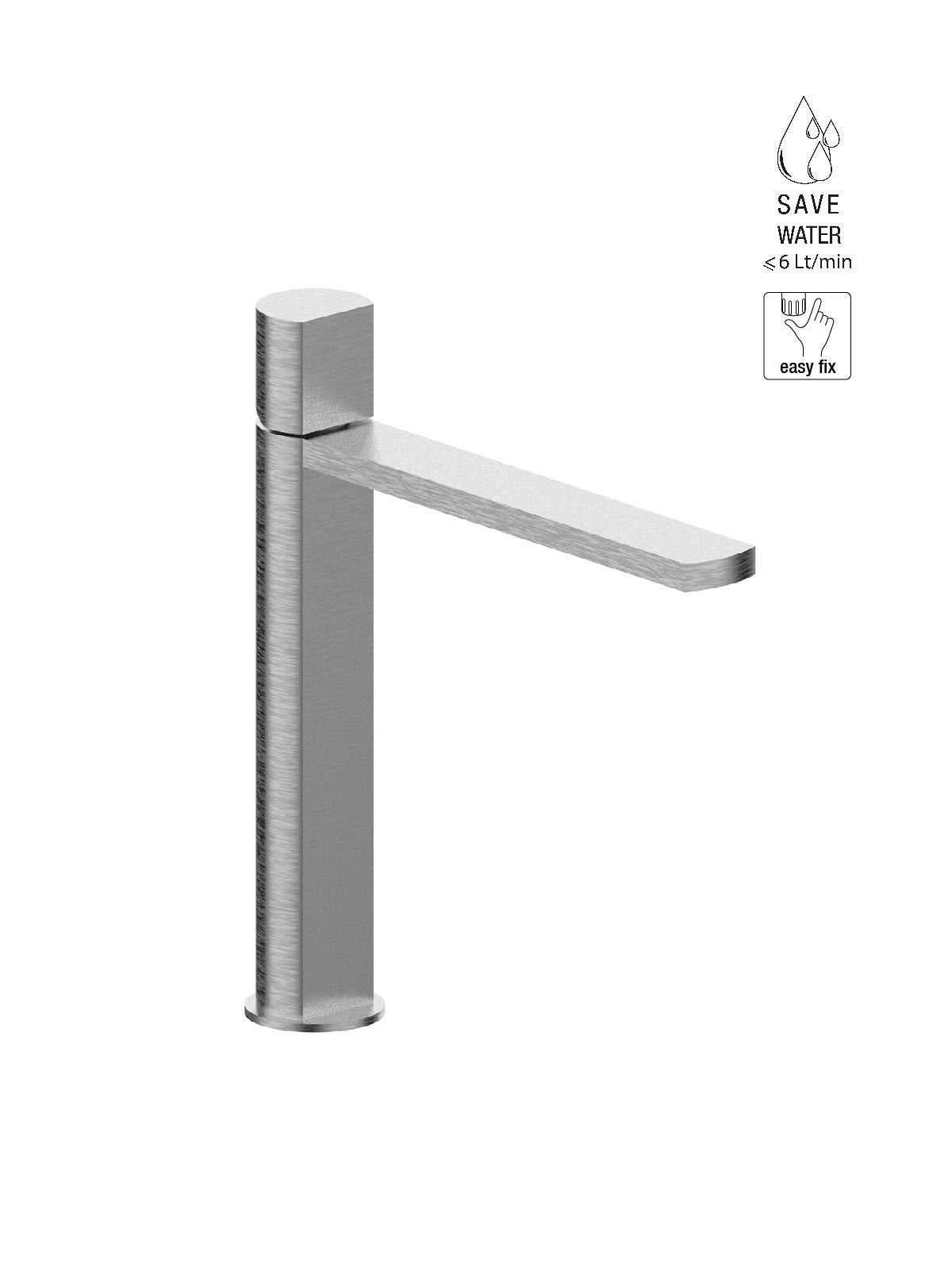 Fratelli Frattini Baterie lavoar medie Borgia 316 Inox 89040B | Otel inoxidabil | Otel periat