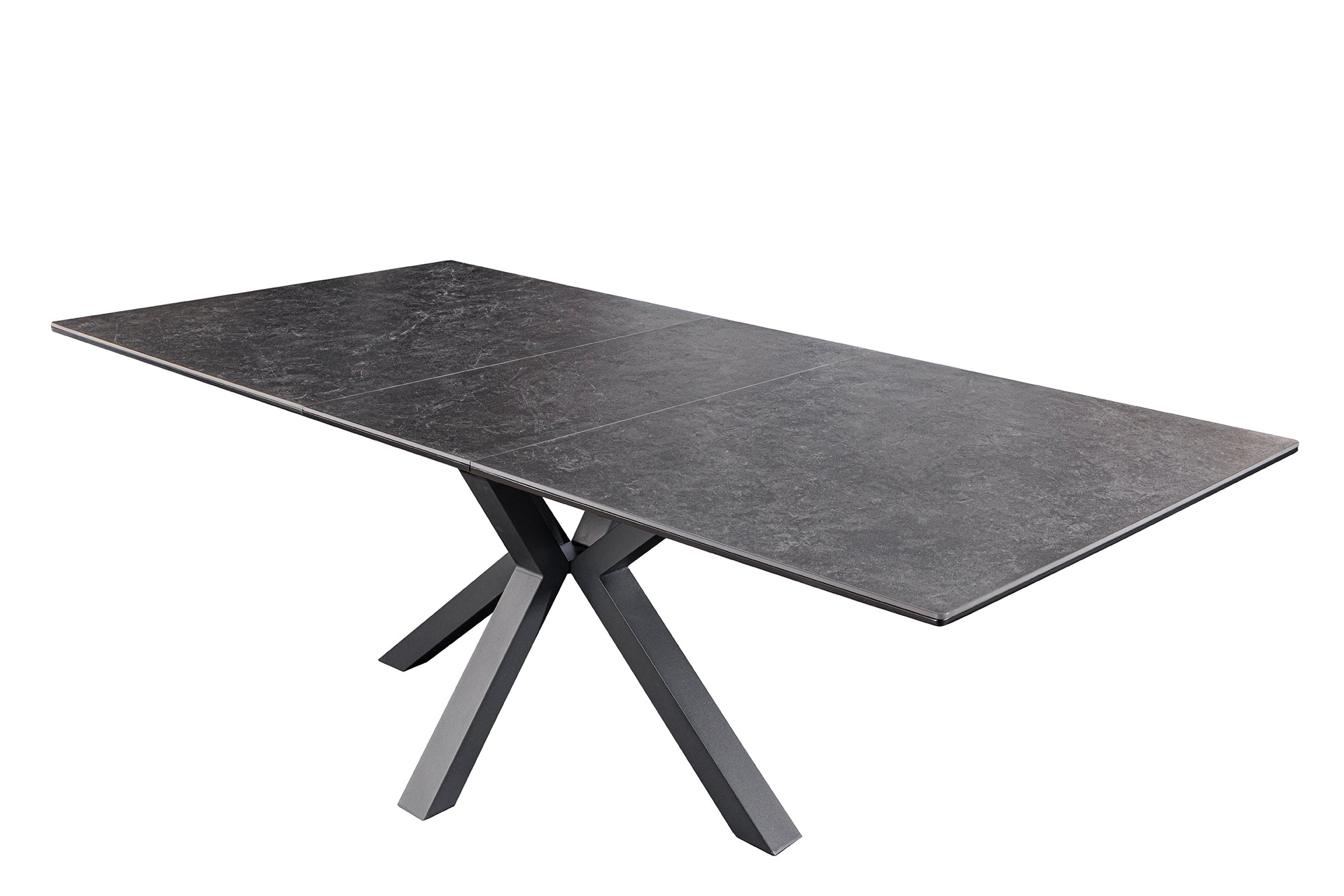 Invicta Masă dining ETERNITY - 200cm | Sticlă, Gri