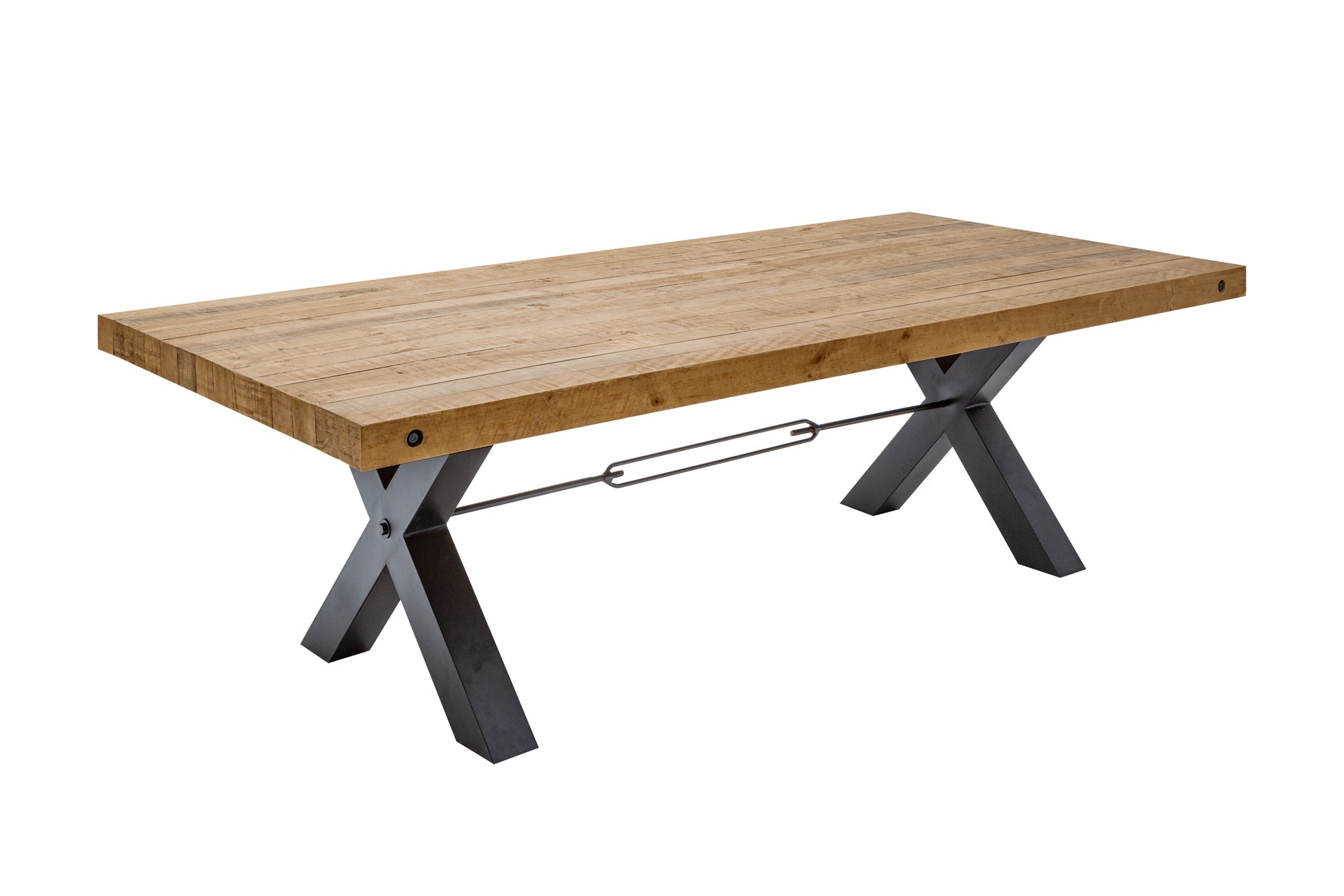 Invicta Masă dining THOR - 200cm | Pin, Maro | 200x76x100 cm