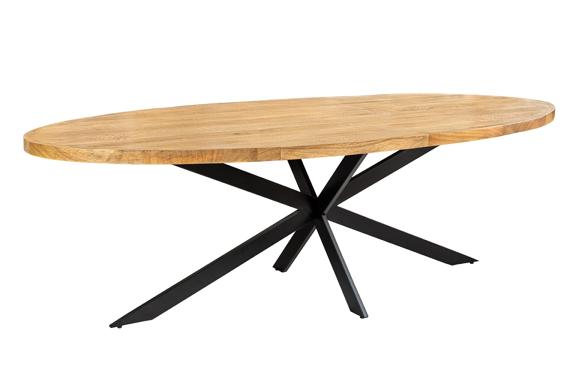 Invicta Masă dining GALAXIE - 240cm | Mango, Maro | 240x76x99 cm