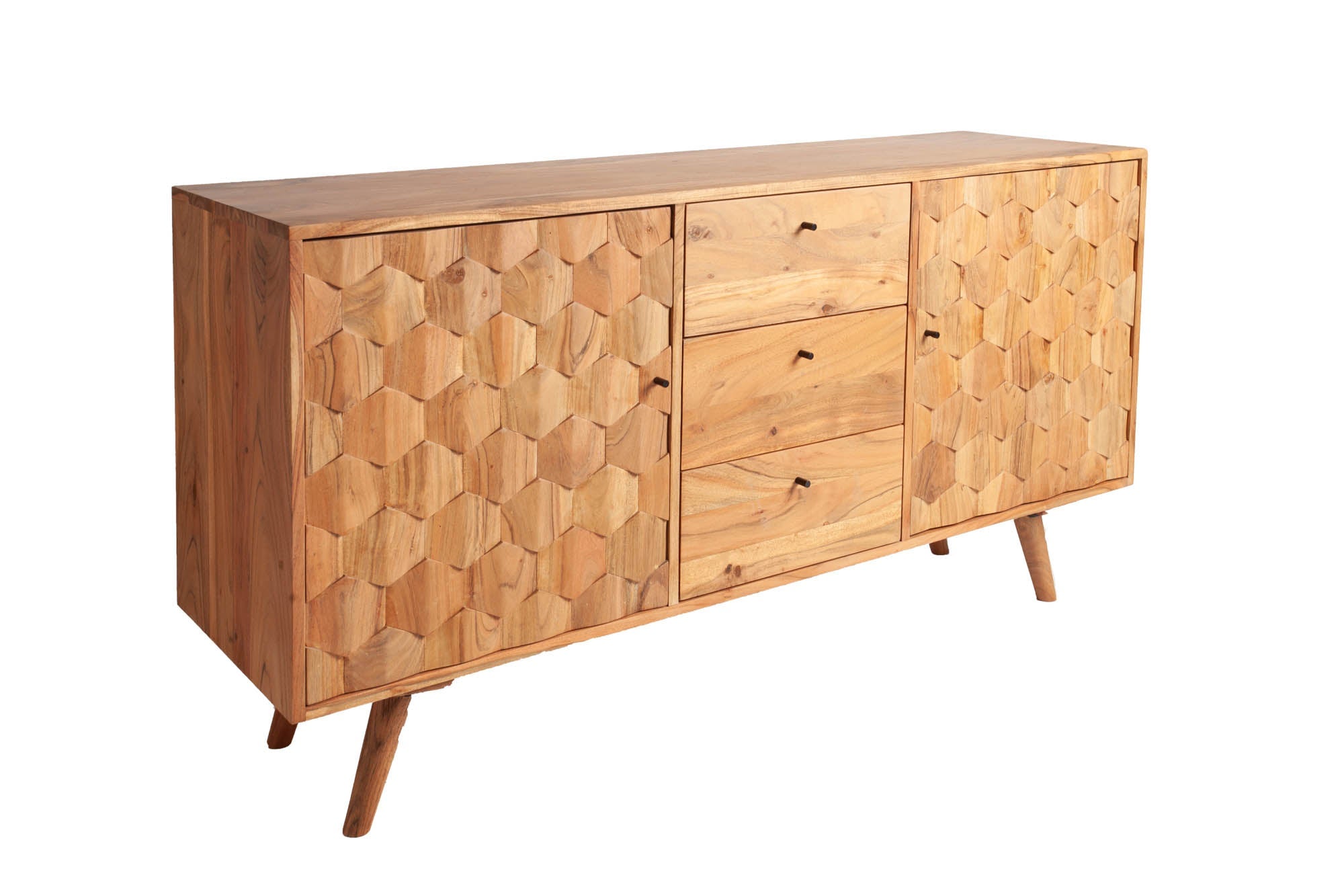 Invicta Comodă MYSTIC LIVING - 145cm | Acacia | 145x75x40 cm