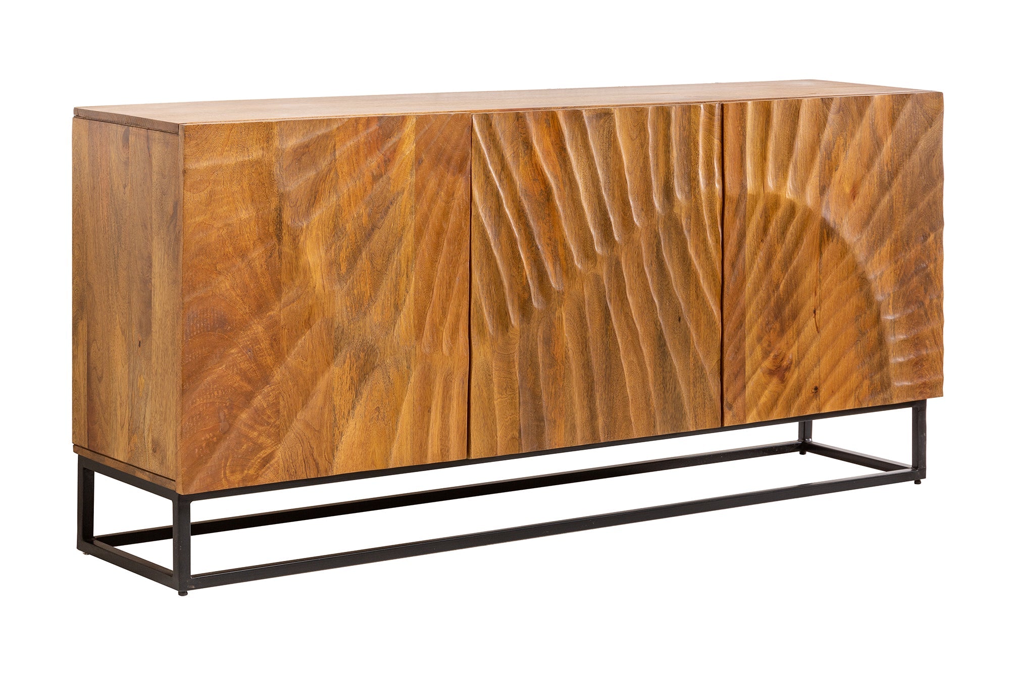 Invicta Comodă SCORPION - 140cm | Mango, Maro | 140x75x38 cm