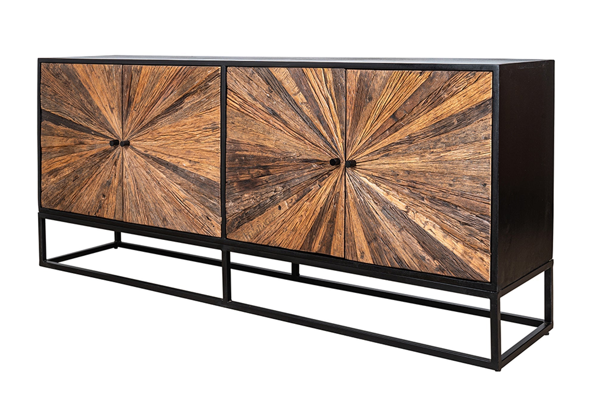 Invicta Comodă BARRACUDA - 180cm | Mango, Maro | 177x75x38 cm