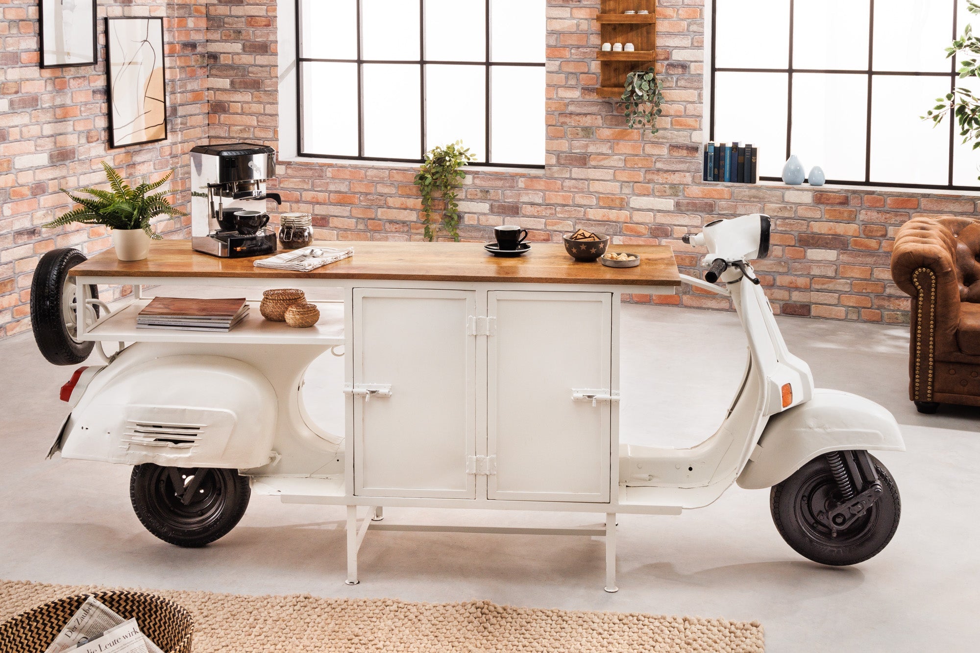 Invicta Dulap SCOOTER - 250cm | Mango | 250x105x66 cm