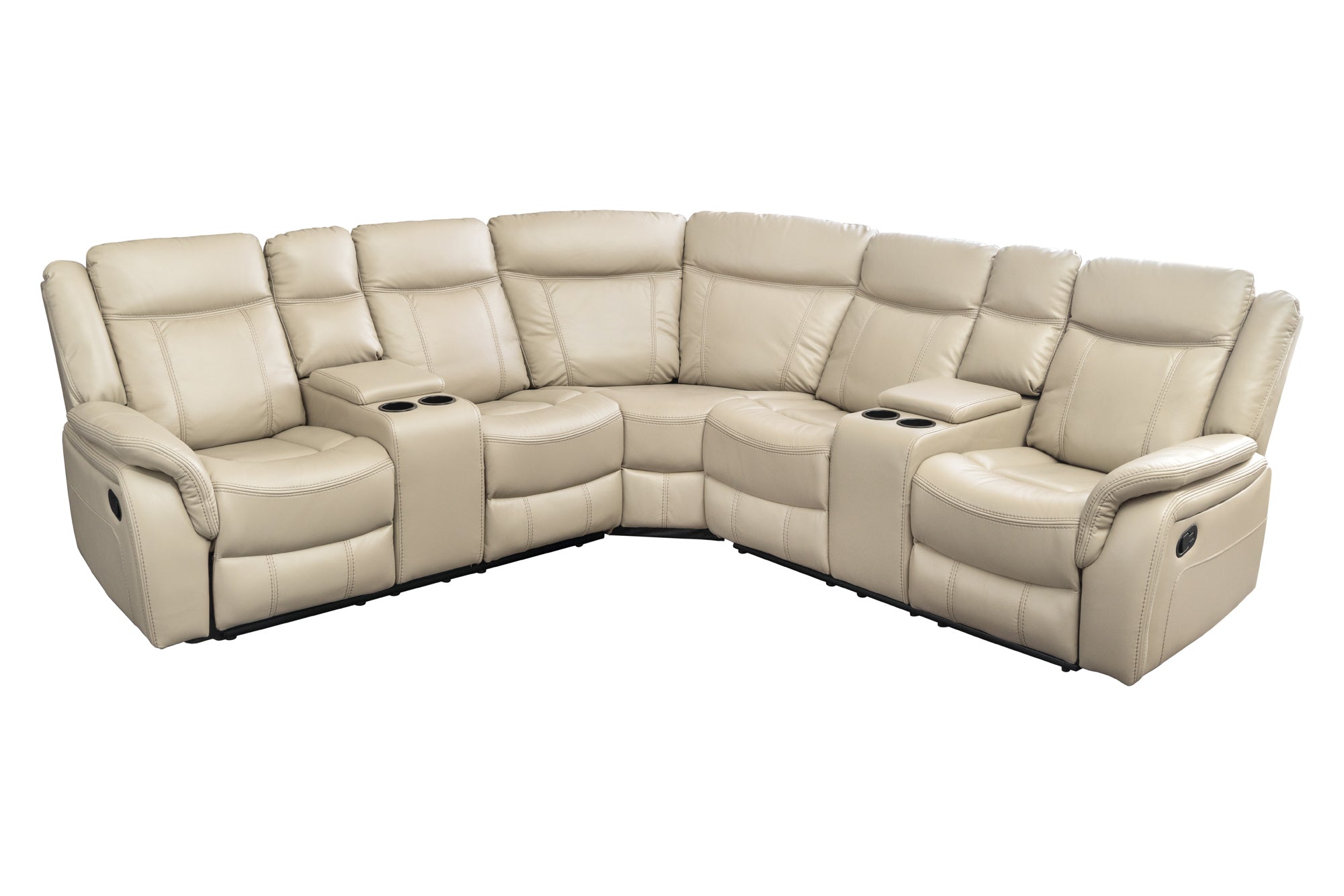 Invicta Fotoliu HOLLYWOD - 5 Locuri | Bej | 270x105x270 cm