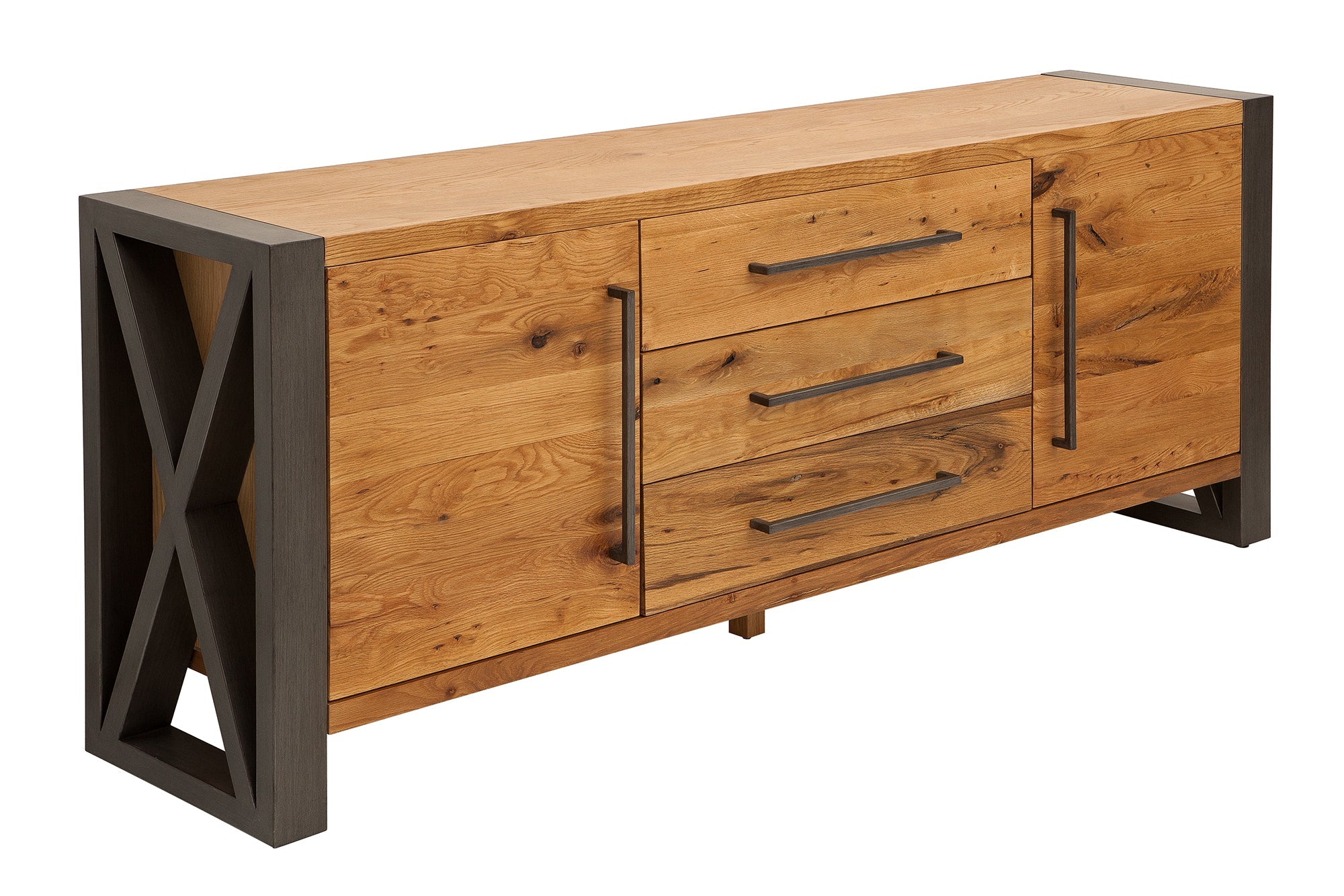 Invicta Comodă THOR - 200cm | Stejar | 200x81x45 cm