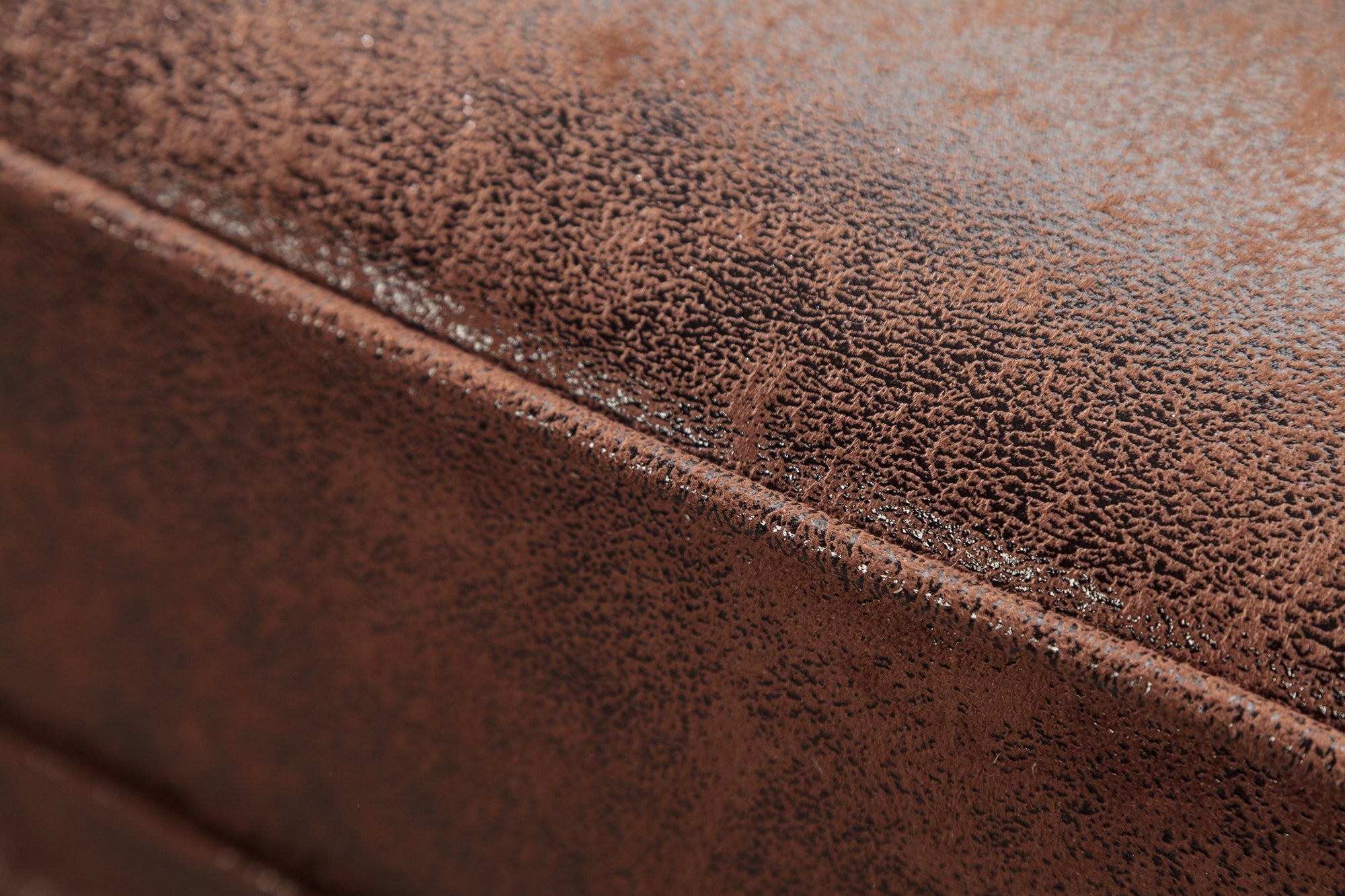 Invicta Canapea CHESTERFIELD - 270cm | Microfibră, Maro | 280x85x73 cm