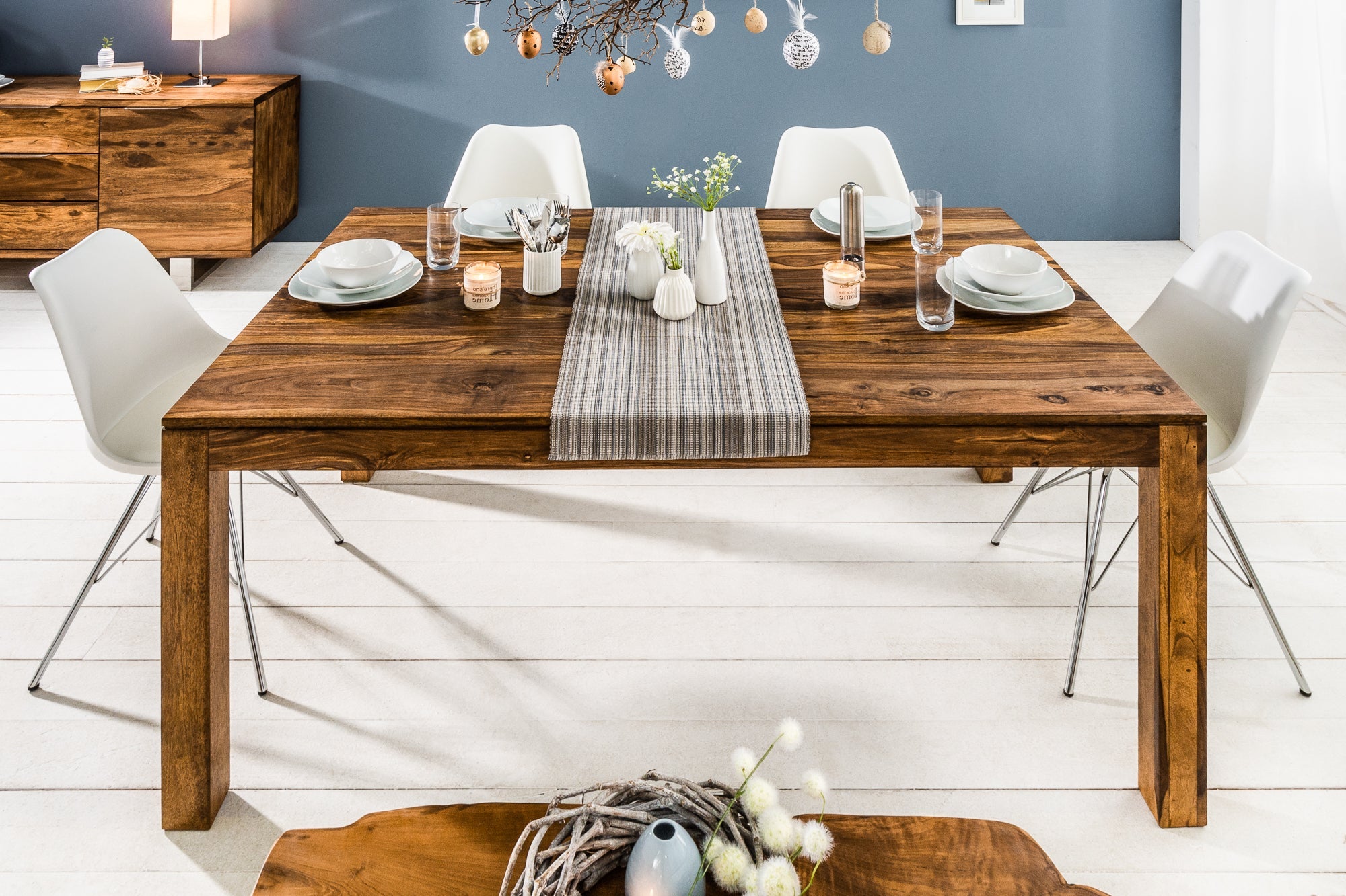 Invicta Masă dining LAGOS - 240cm | Sheesham | 160x76x100 cm