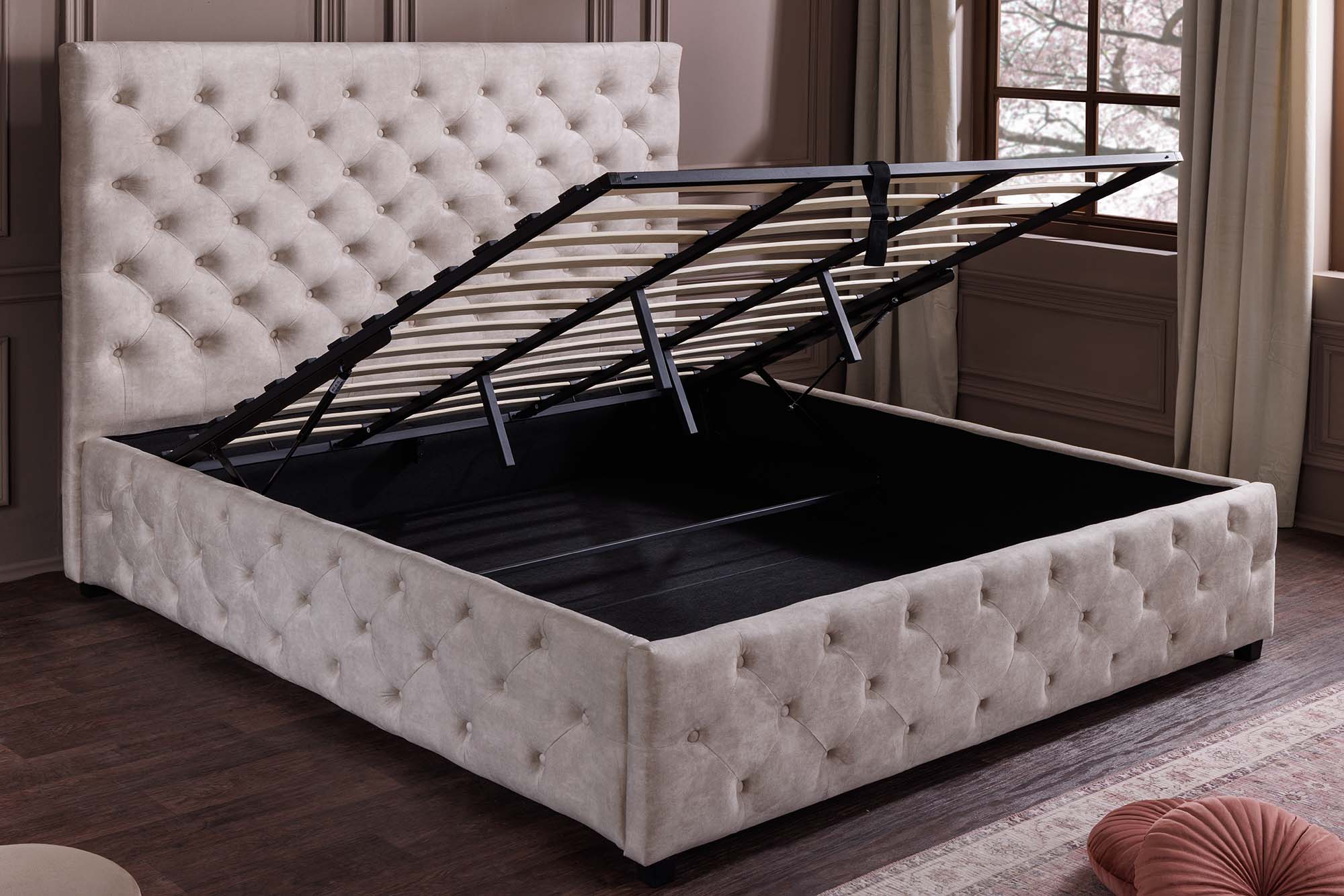 Invicta Pat PARIS - 200cm | Catifea, Bej | 180x145x220 cm
