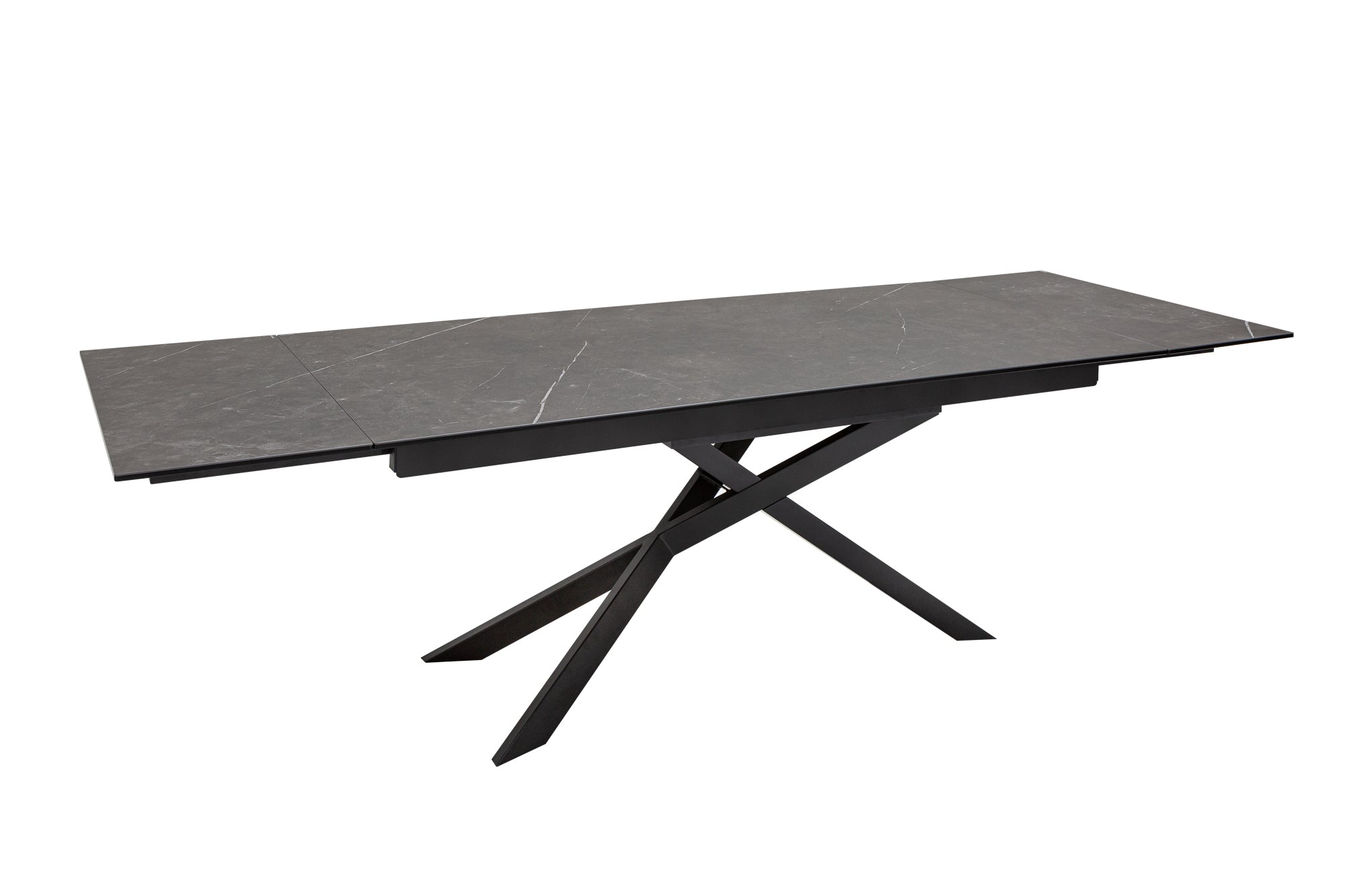 Invicta Masă dining EUPHORIA - 260cm | Sticlă, Roșu | 180x77x90 cm