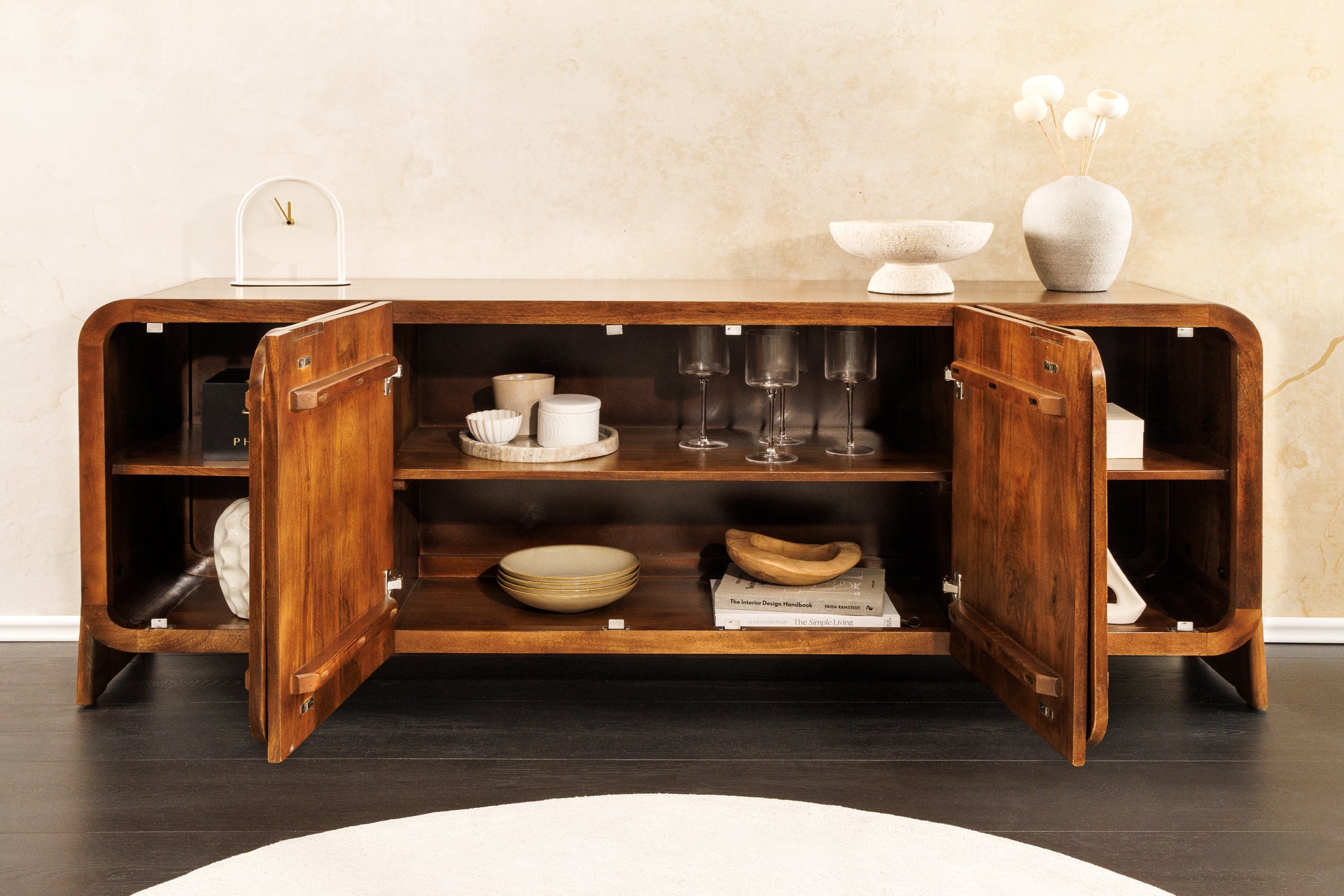 Invicta Comodă BRASIL - 175cm | Mango, Maro | 175x68x41 cm