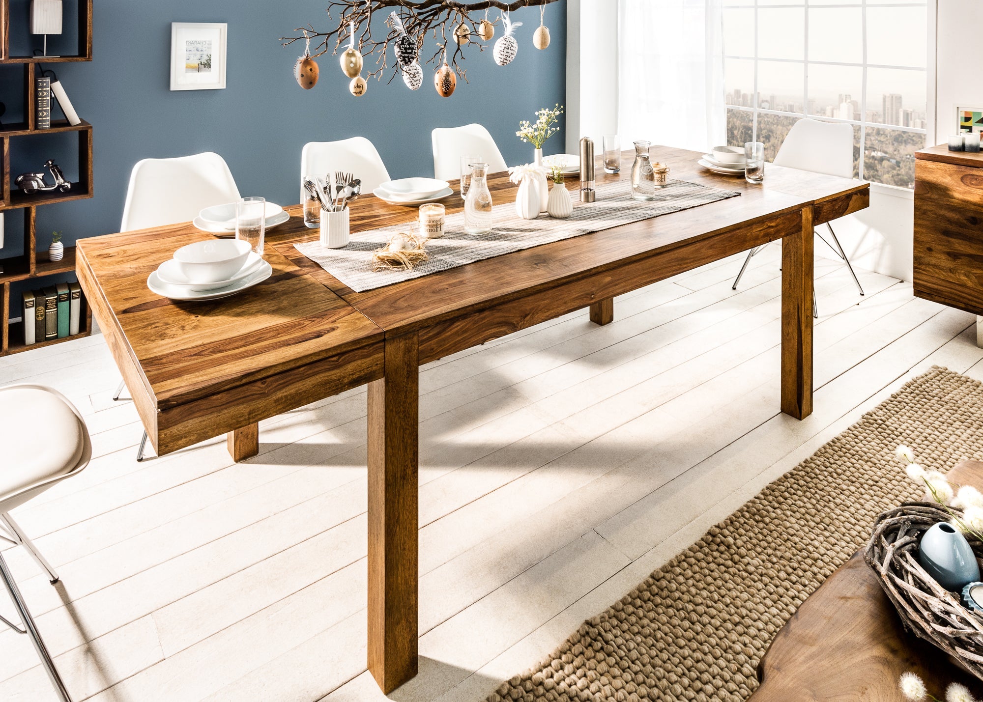 Invicta Masă dining LAGOS - 240cm | Sheesham | 160x76x100 cm