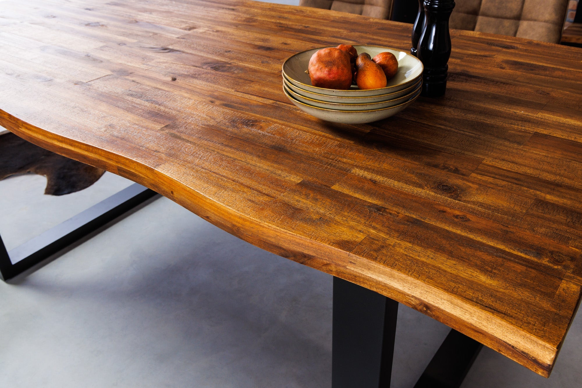 Invicta Masă dining GENESIS - 160cm | Acacia, Maro | 160x76x90 cm