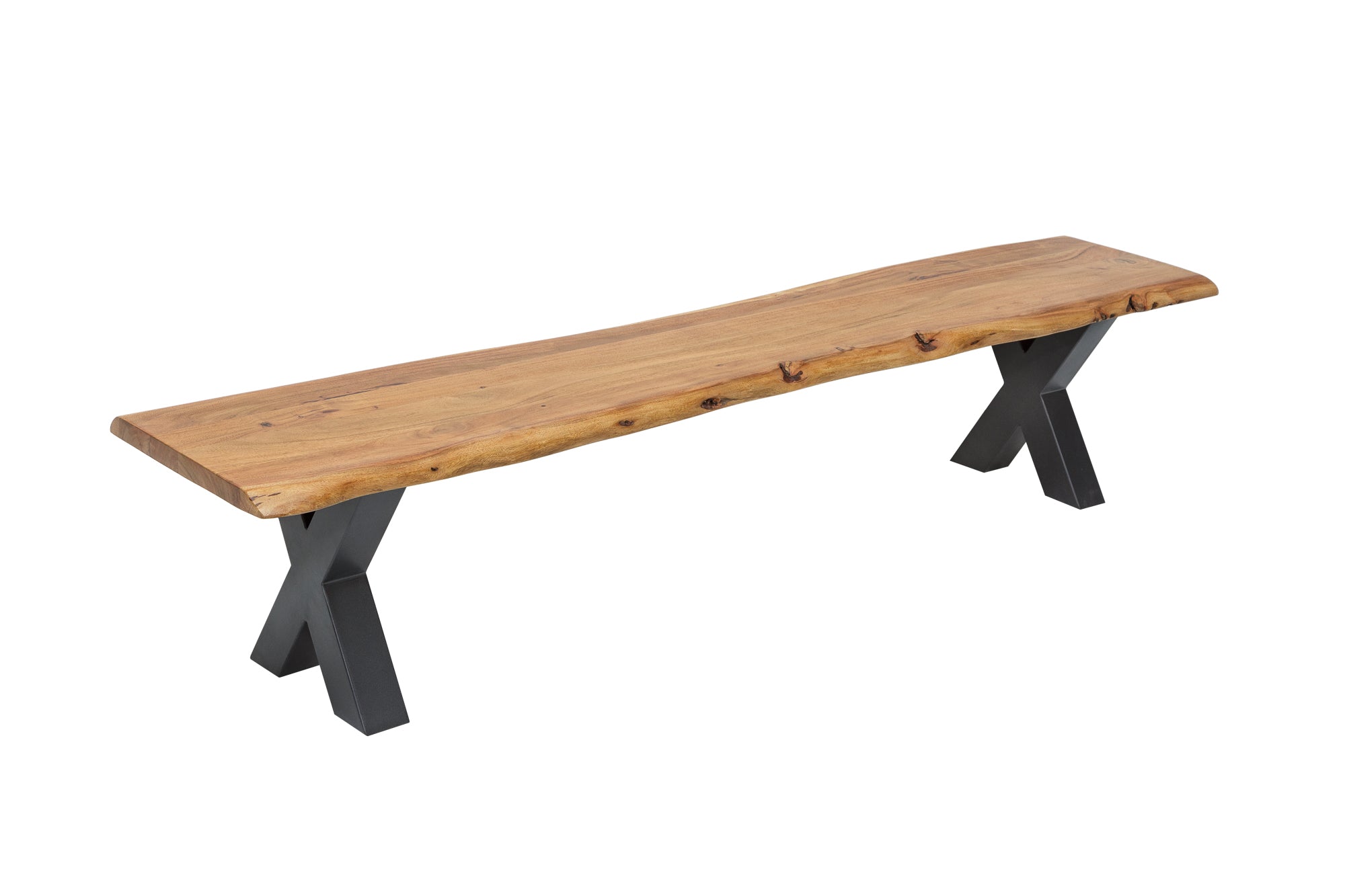 Invicta Banchetă MAMMUT - 200cm | Acacia | 200x45x42 cm