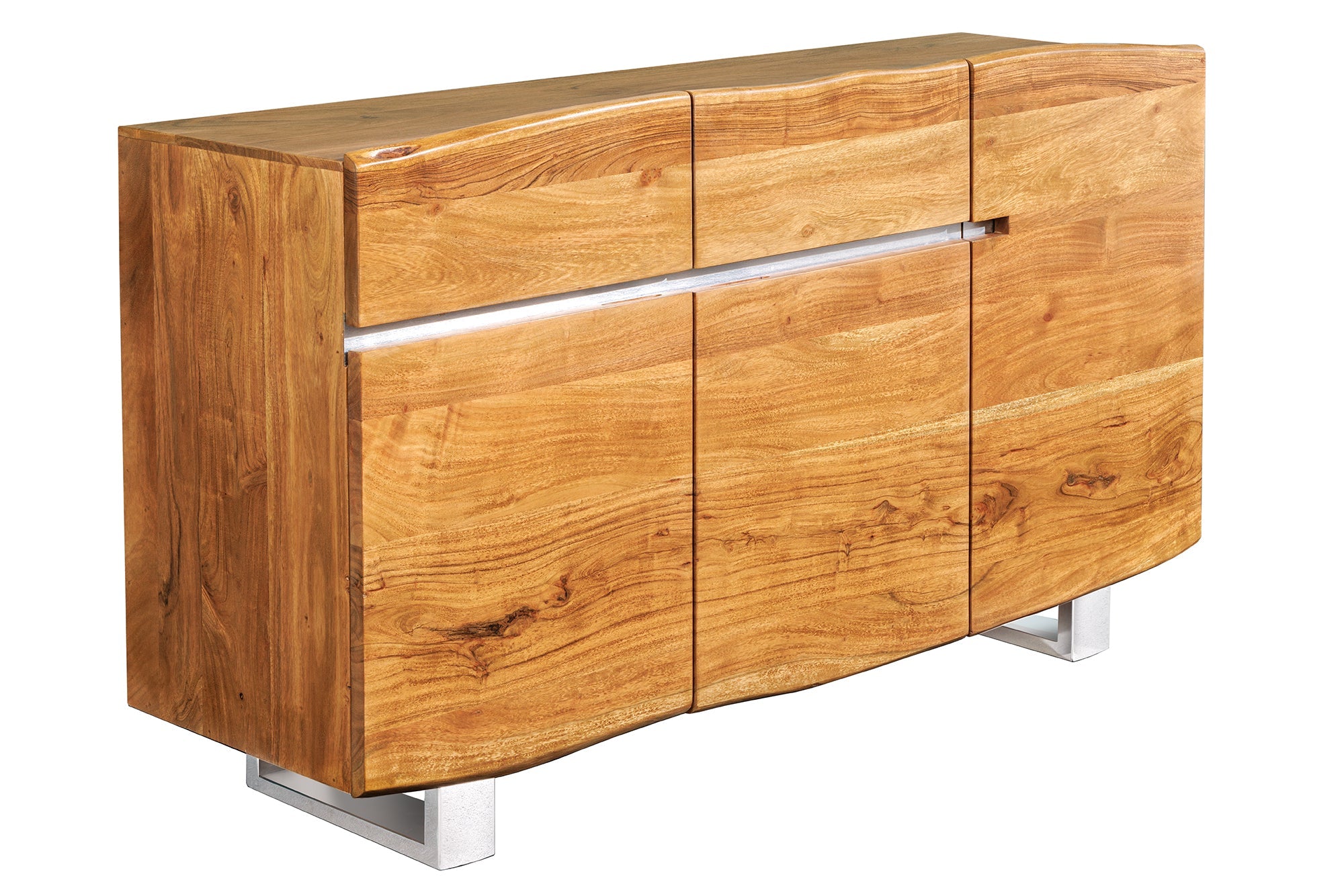 Invicta Comodă MAMMUT - 135cm | Acacia | 135x88x42 cm